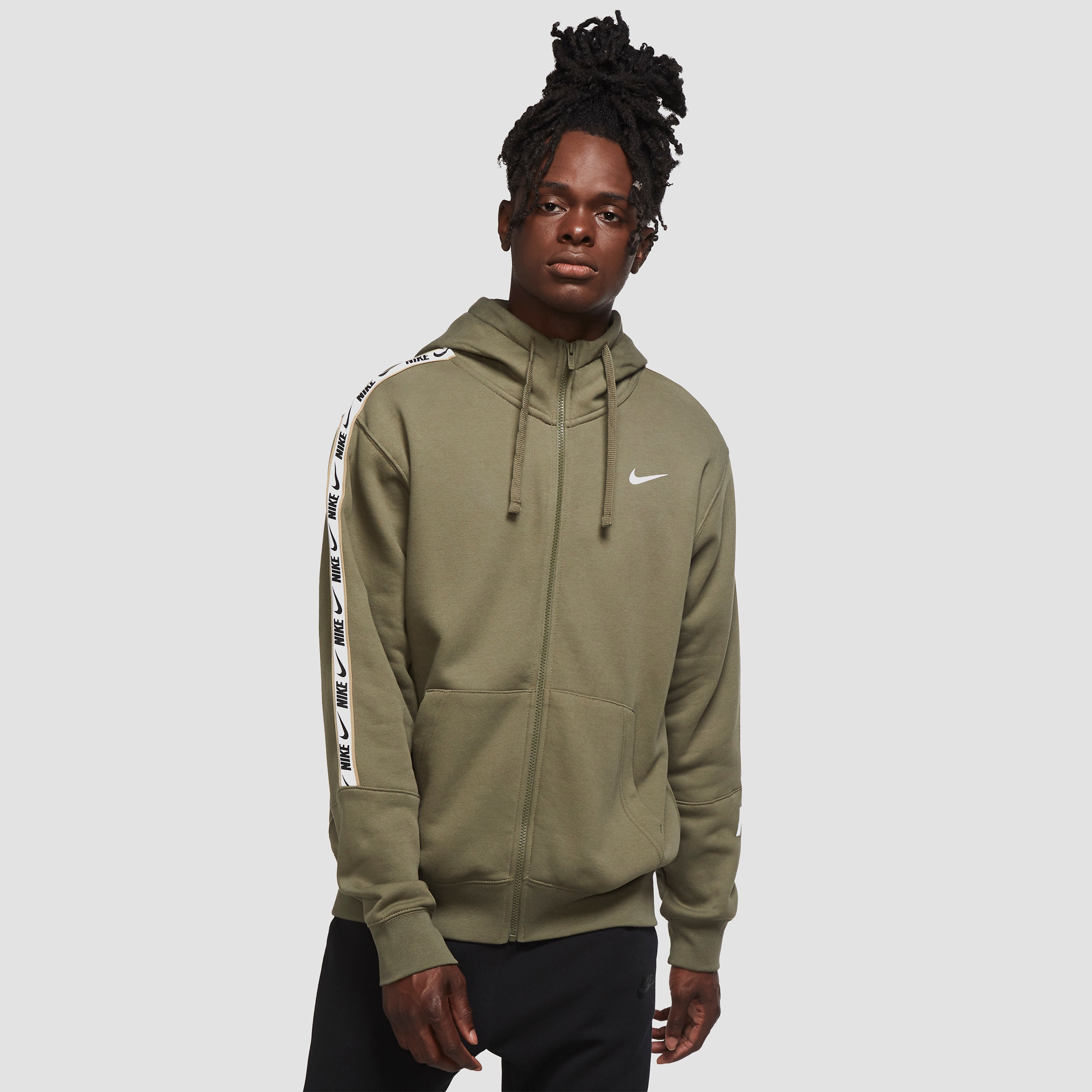 NIKE Sportswear repeat fleece vest groen heren Heren