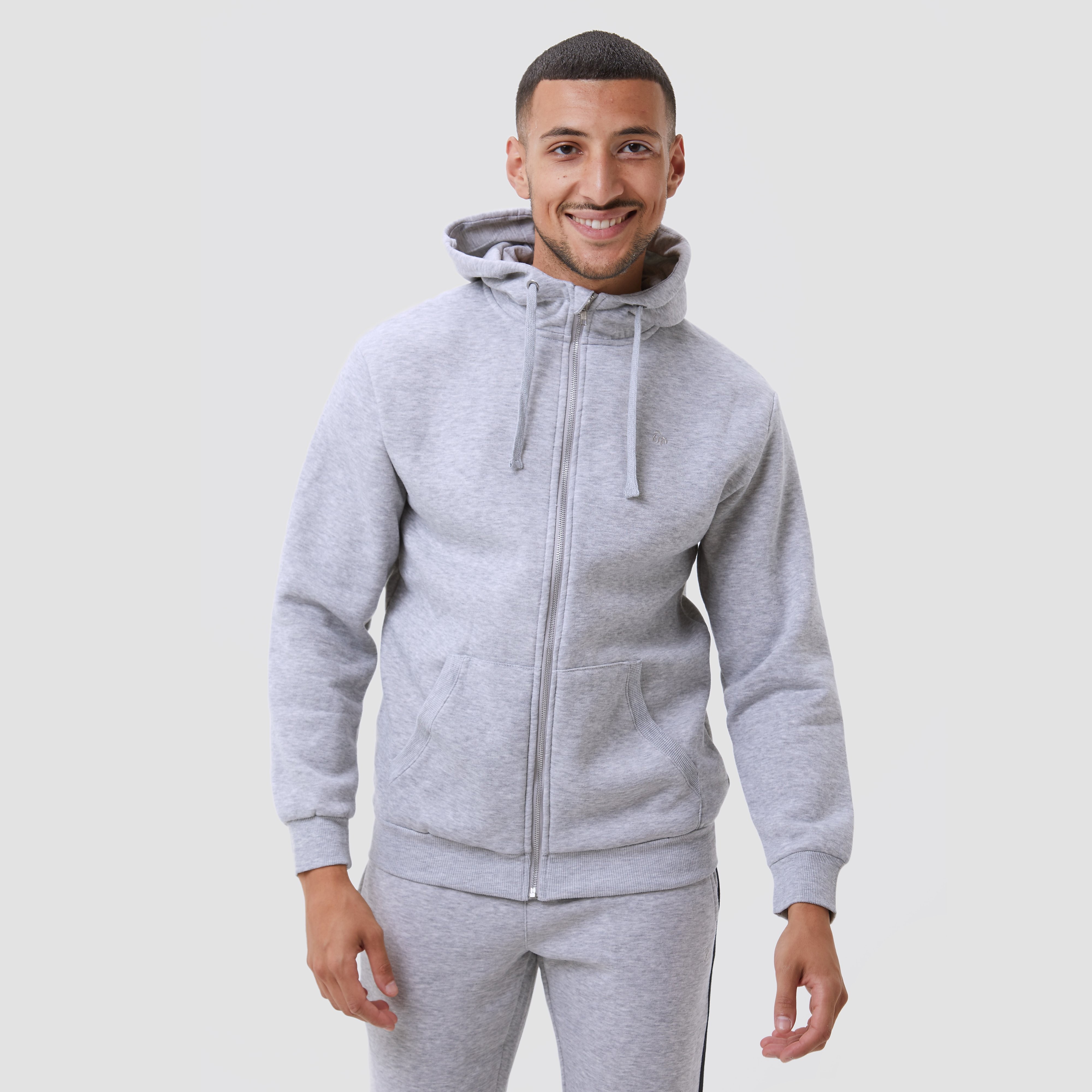 UP Up fullzip hooded sweat vest grijs heren heren