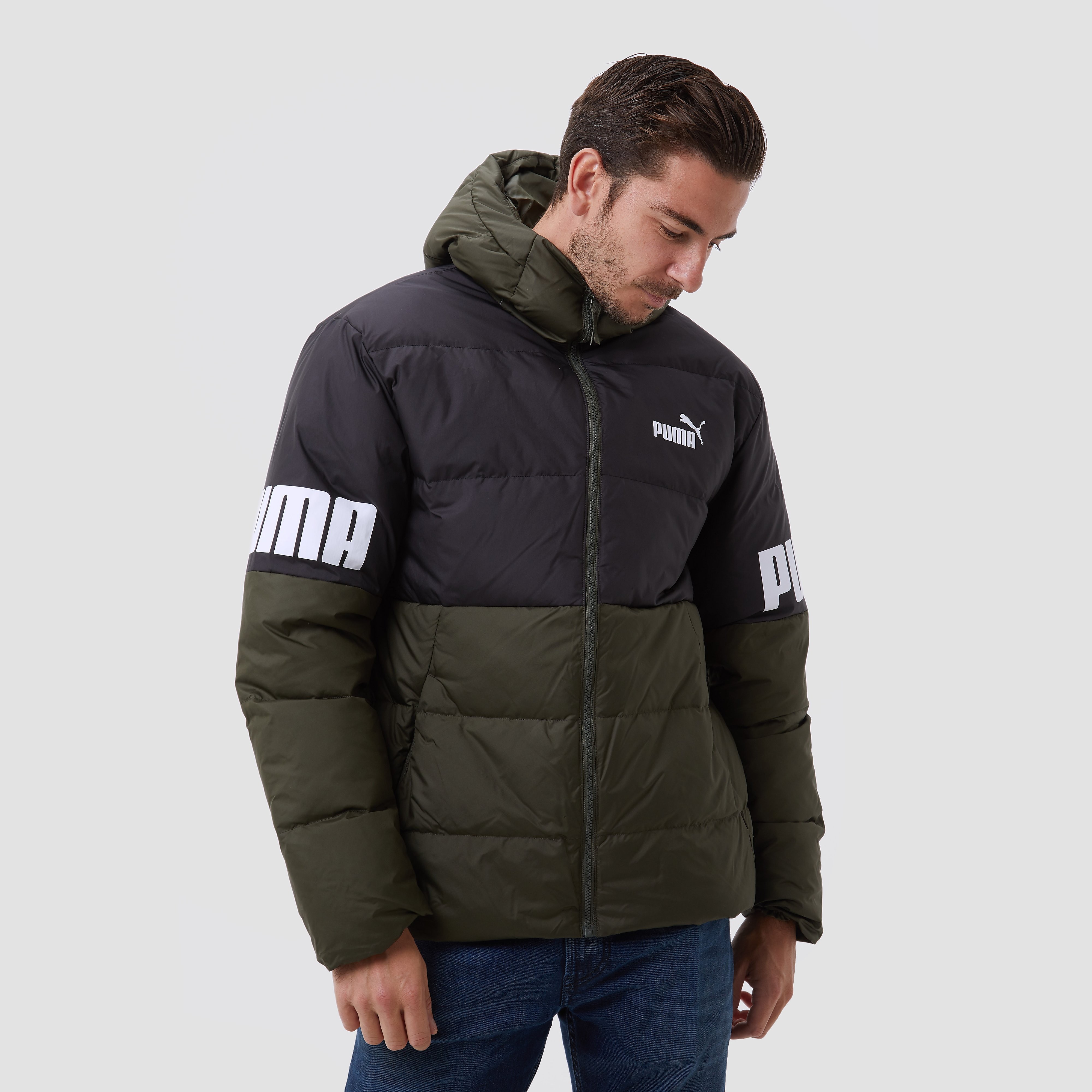 Puma Power Hooded Down Puffer Heren Jas - Maat XL