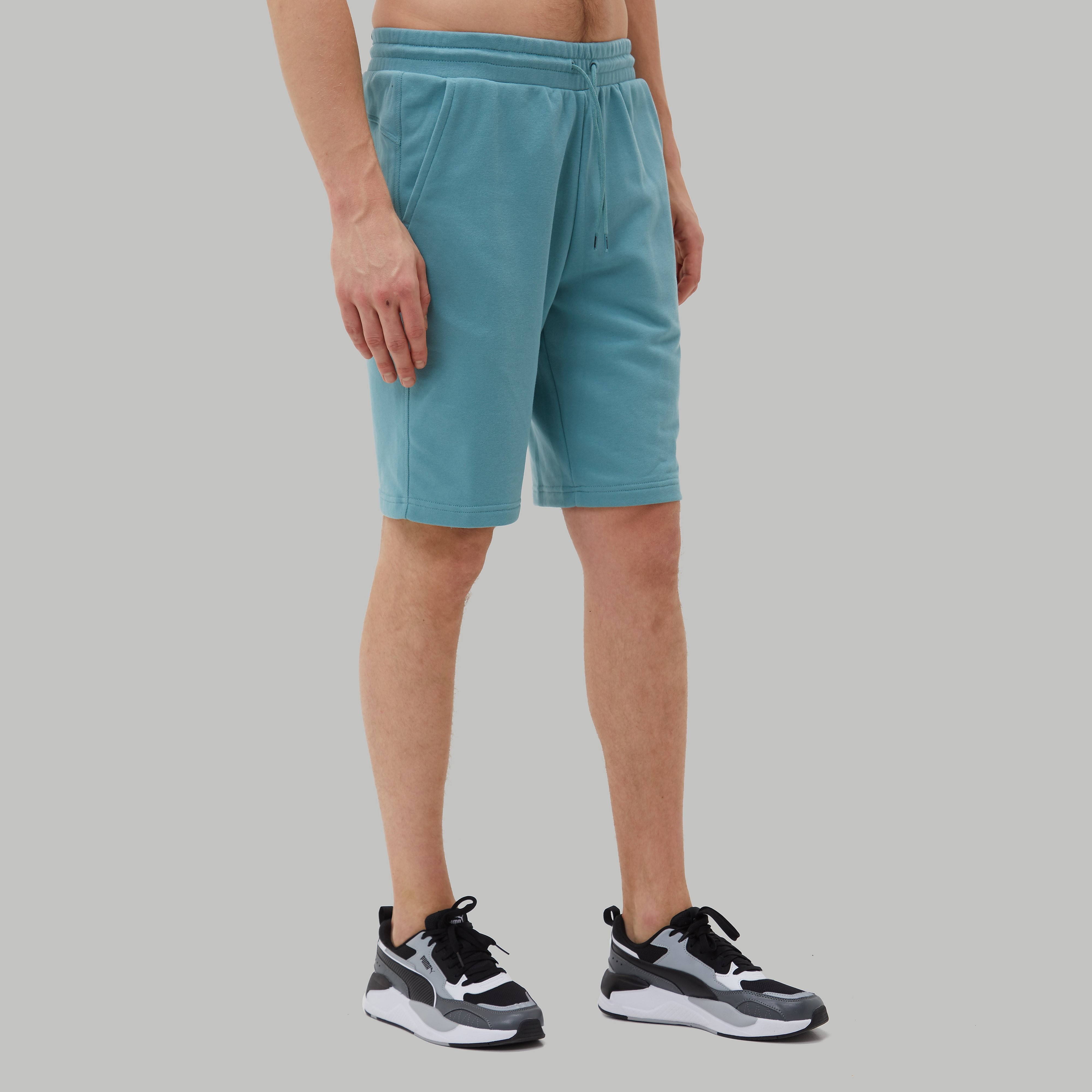 Puma Essentials+ Relaxed 10 Korte Broek Turquoise/Blauw Heren - Maat S