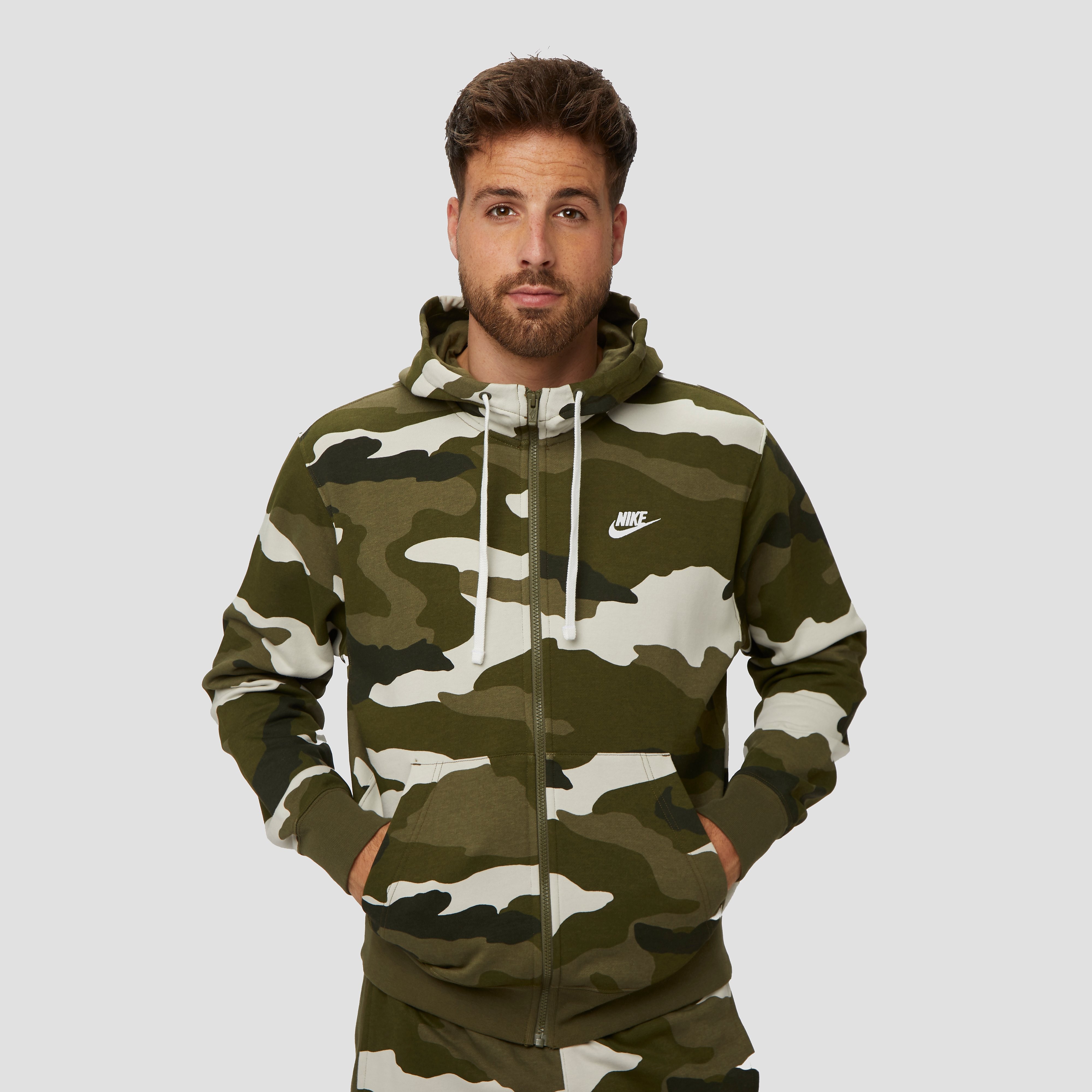 NIKE Sportswear club camouflage vest groen heren Heren