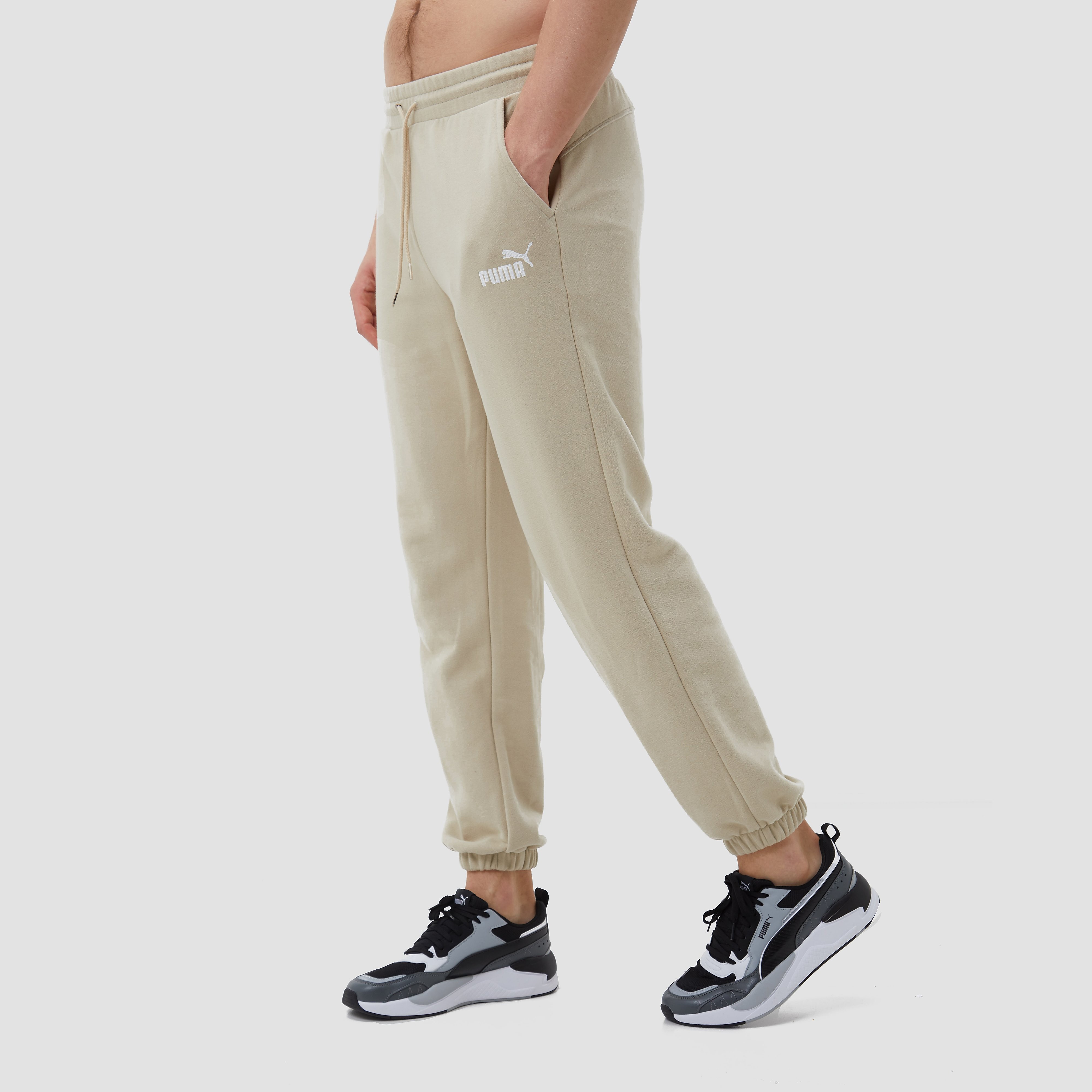 Puma Essentials+ Relaxed Joggingbroek Beige/Khaki Heren - Maat S