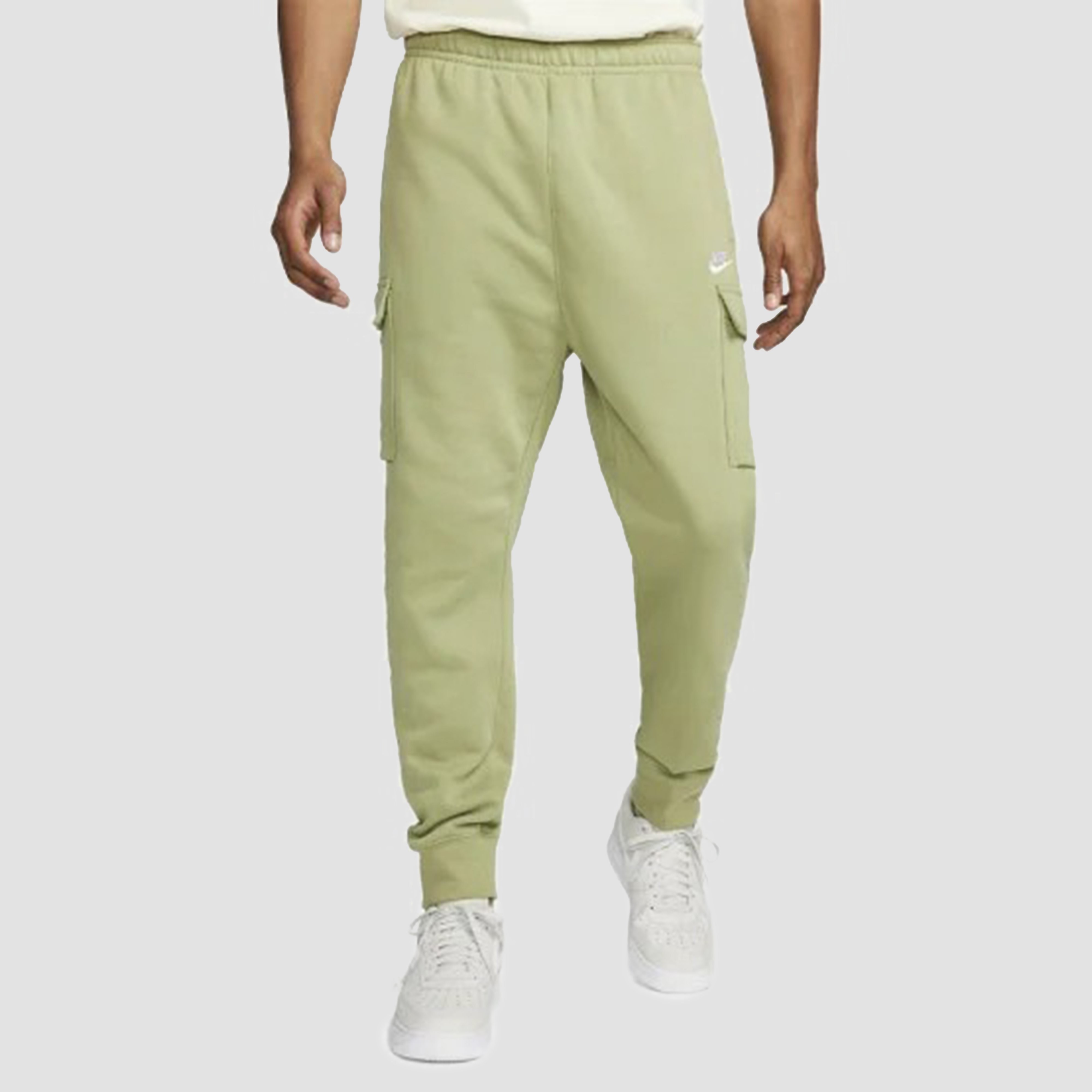 Nike Nike sportswear club fleece cargo joggingbroek groen heren heren