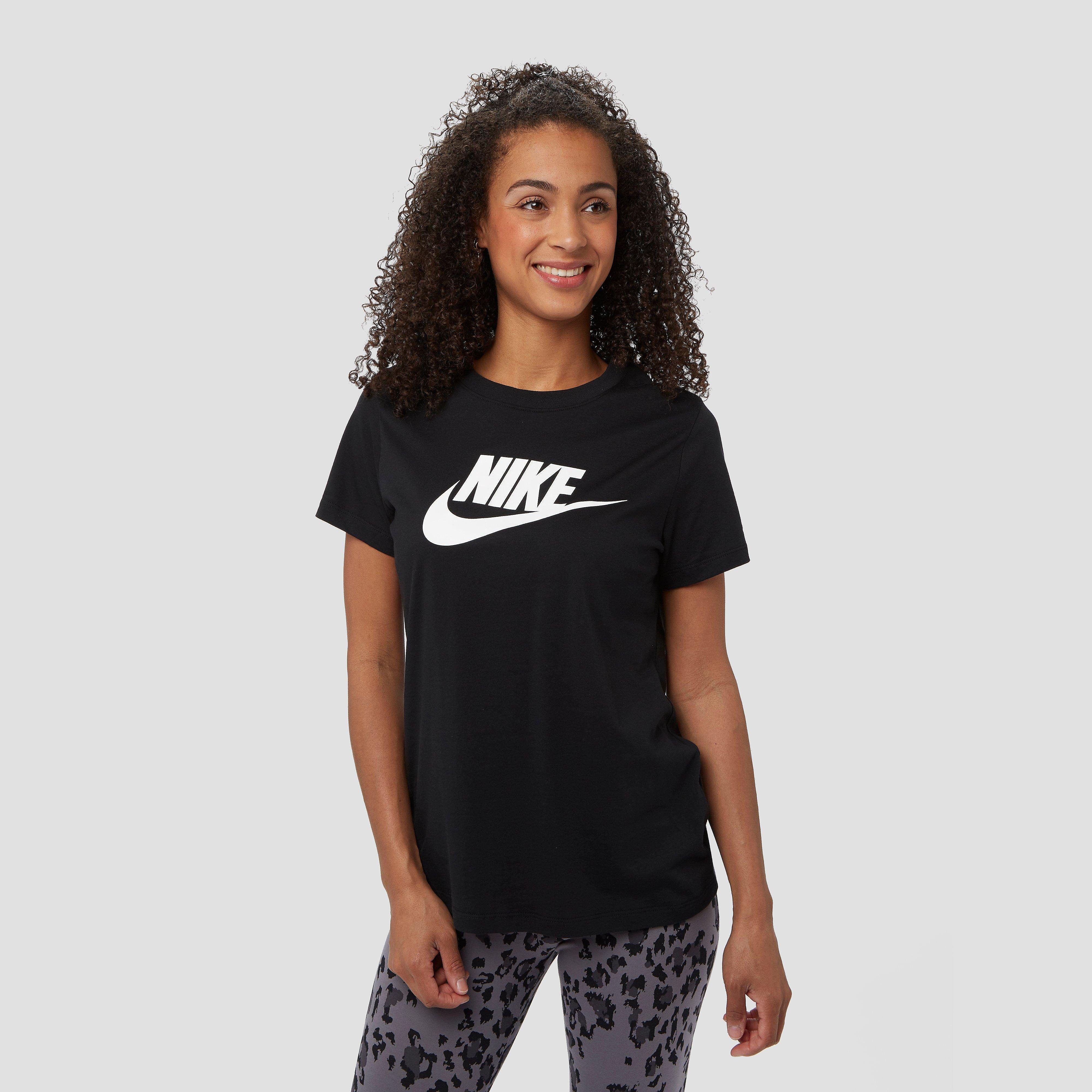 NIKE Sportswear essential icon futura shirt zwart dames Dames