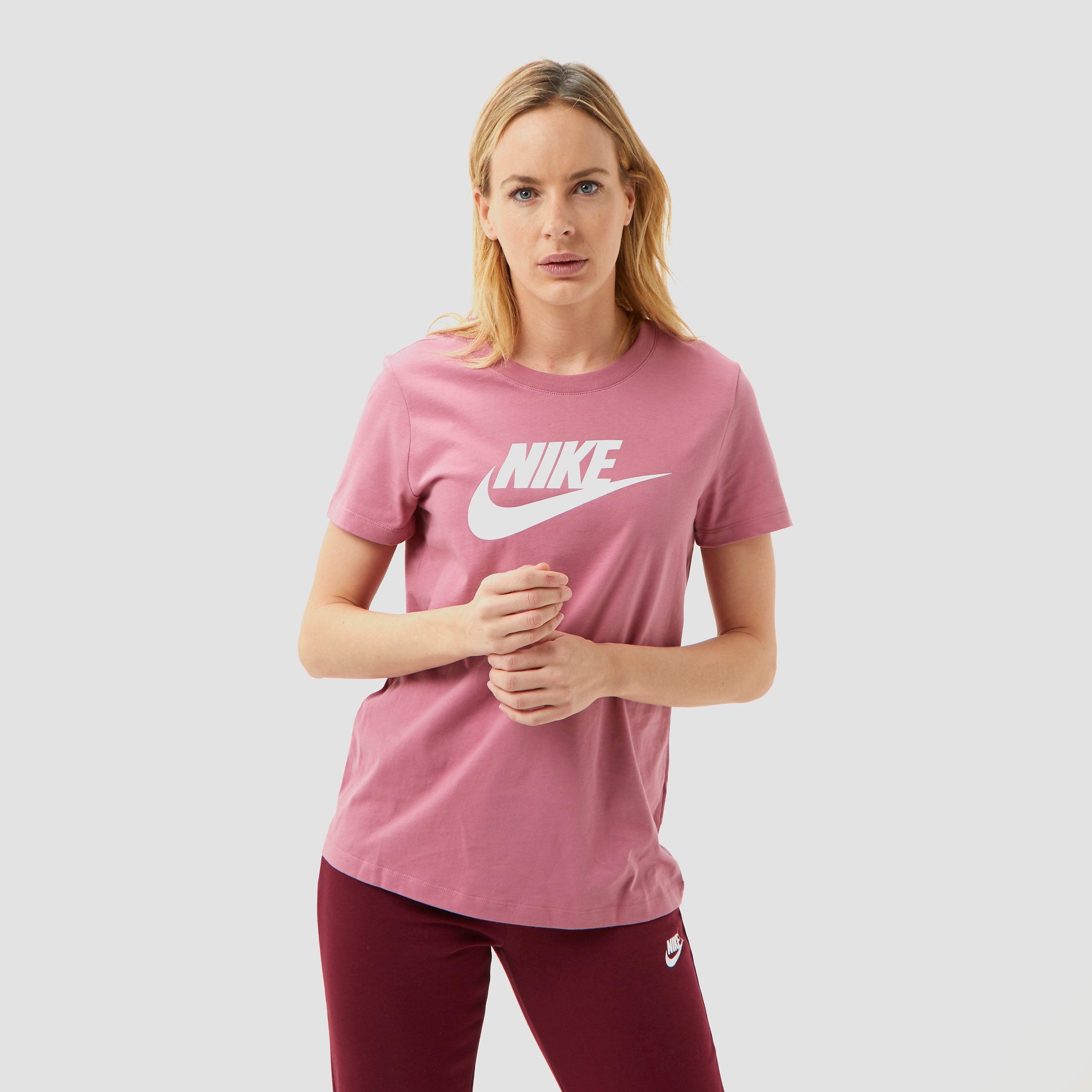 NIKE Essential icon futura shirt roze dames Dames