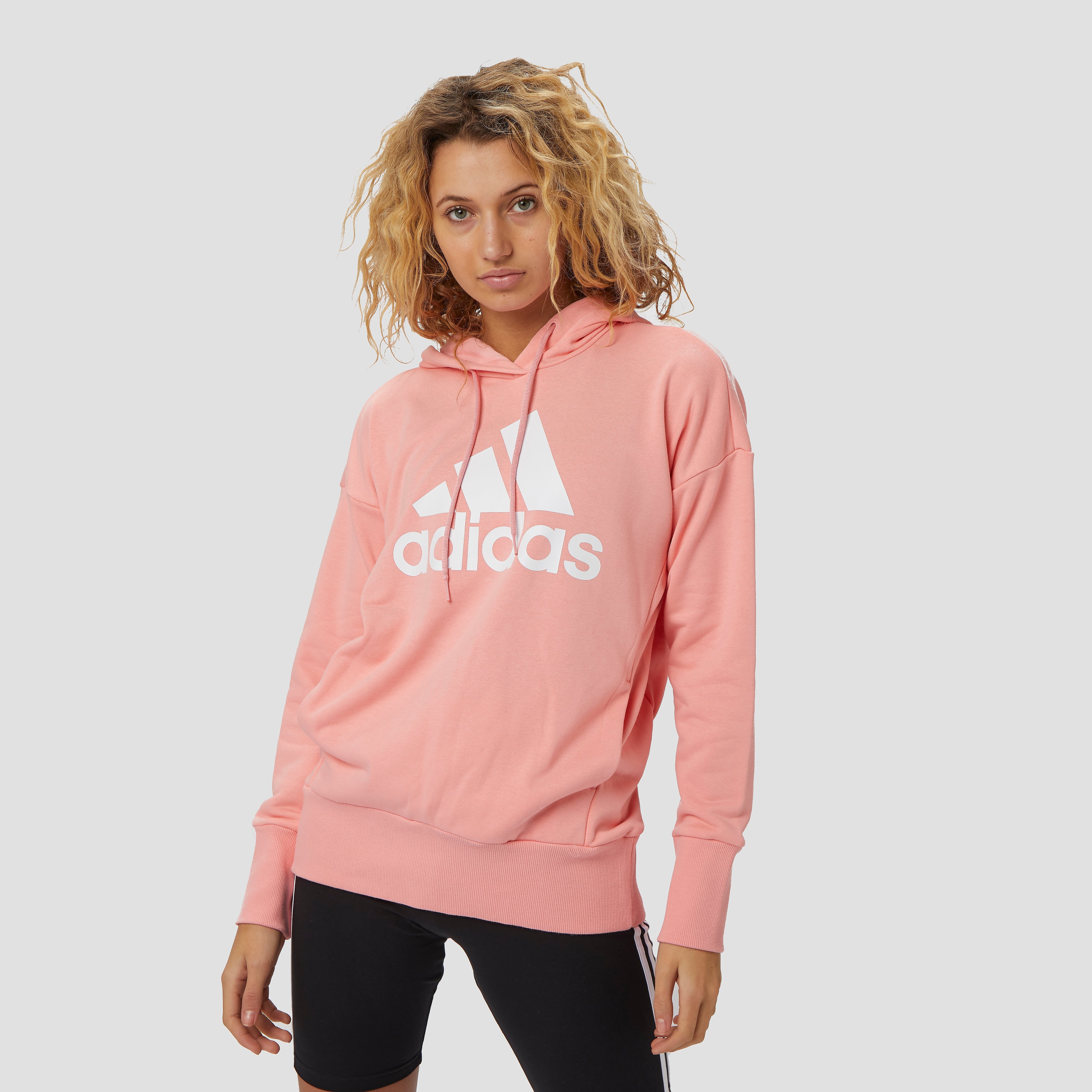 adidas Badge of sport long trui roze dames Dames