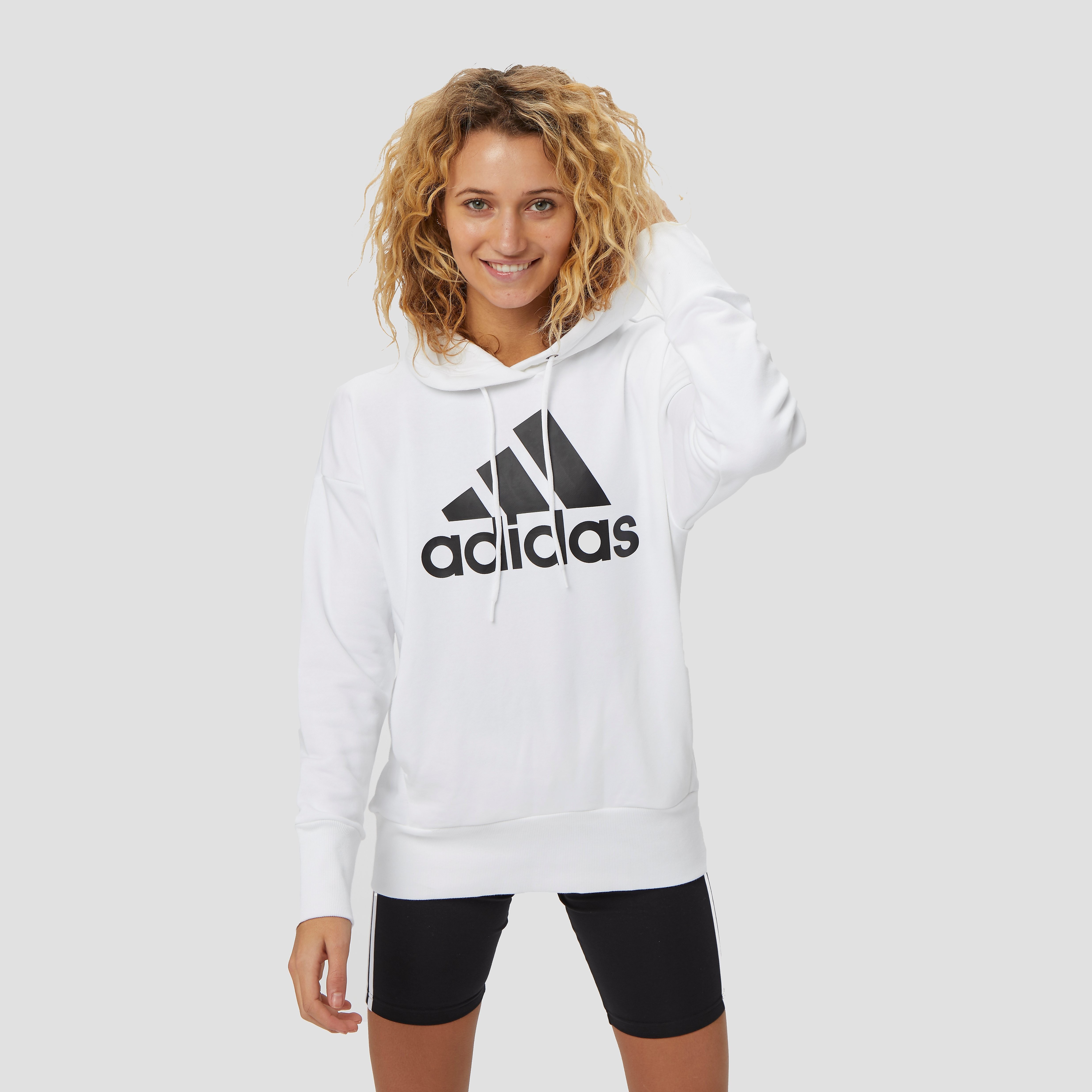 adidas Badge of sport long trui wit dames Dames