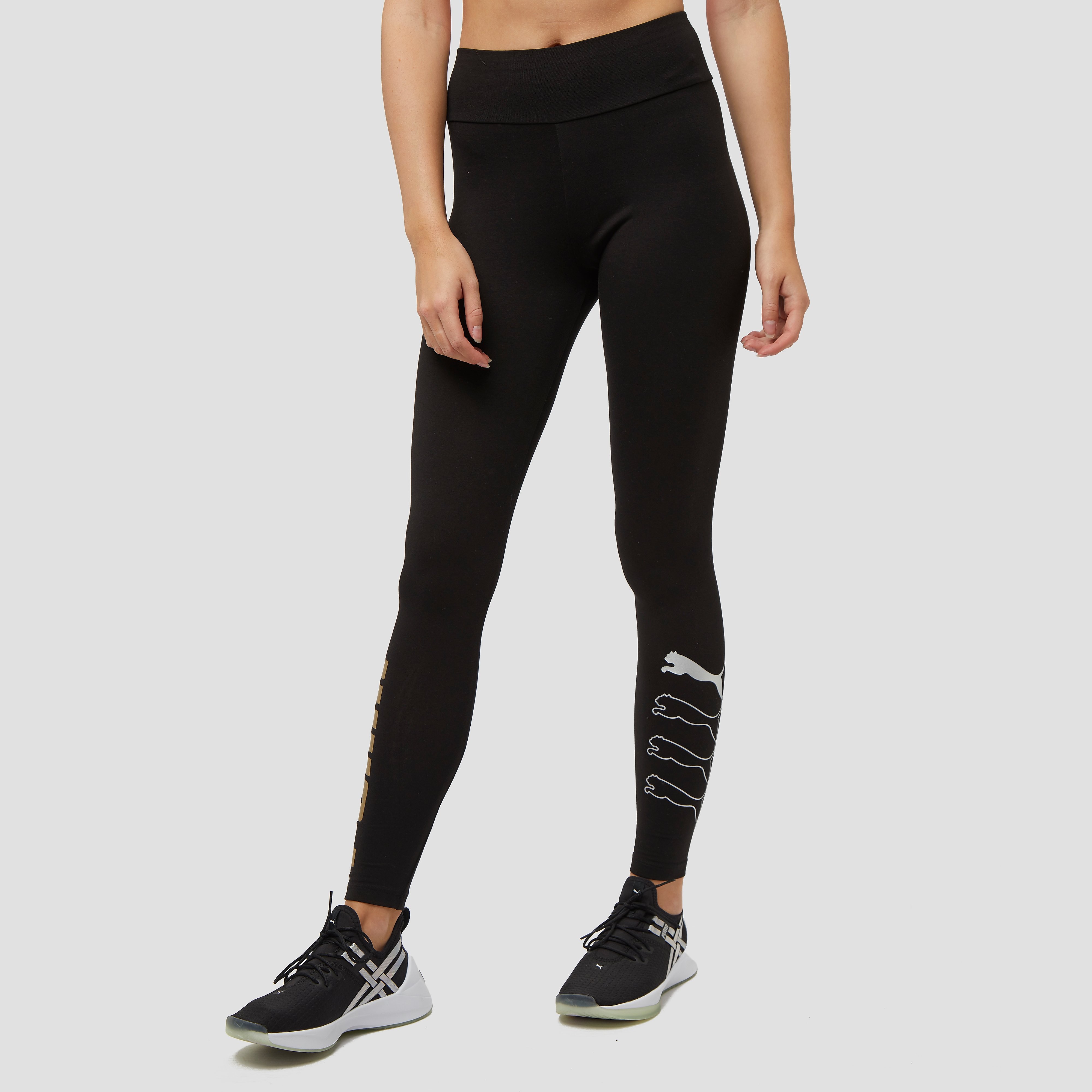PUMA Rebel tight zwart/goud dames Dames