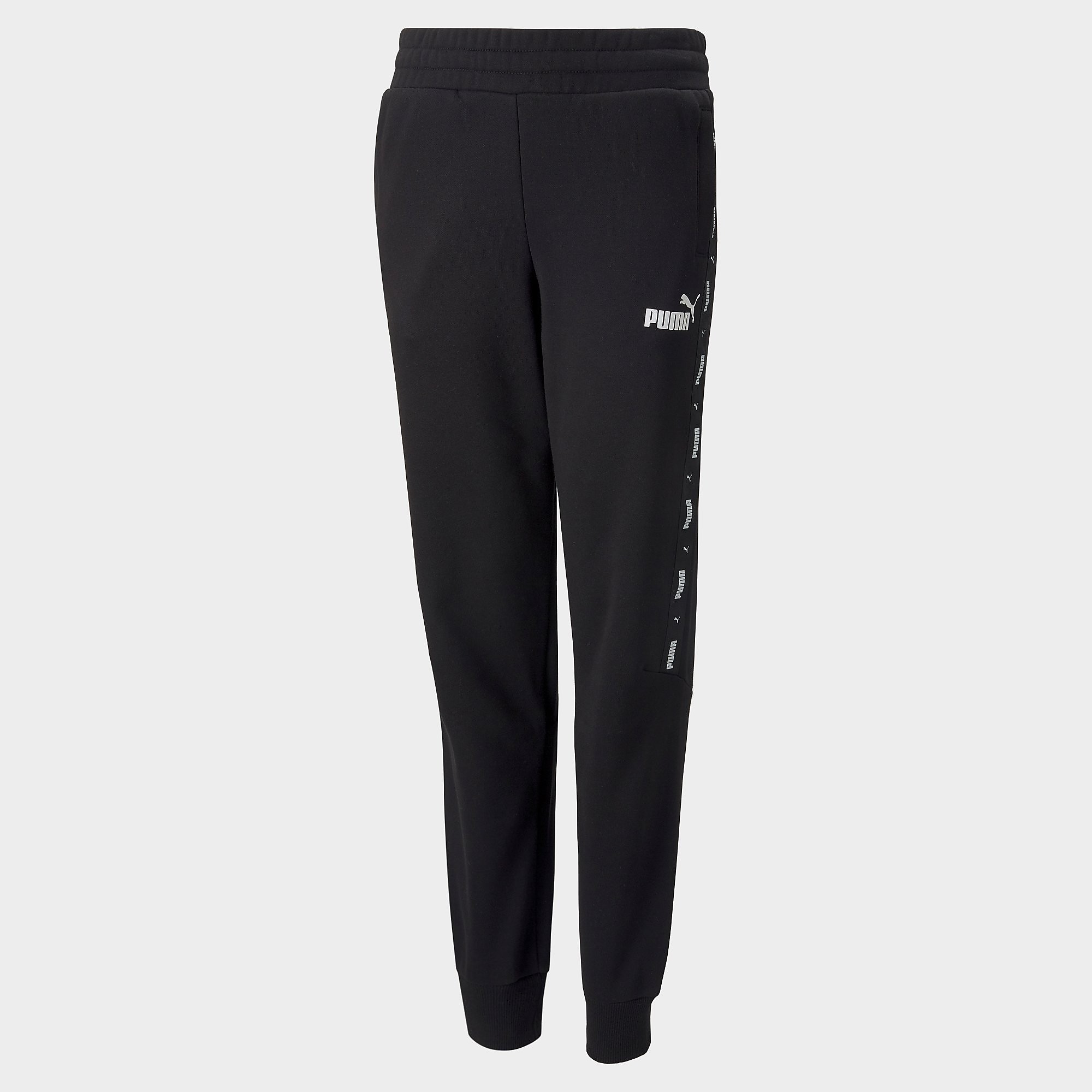 Puma Essentials+ Tape Joggingbroek Zwart Kinderen - Maat 164