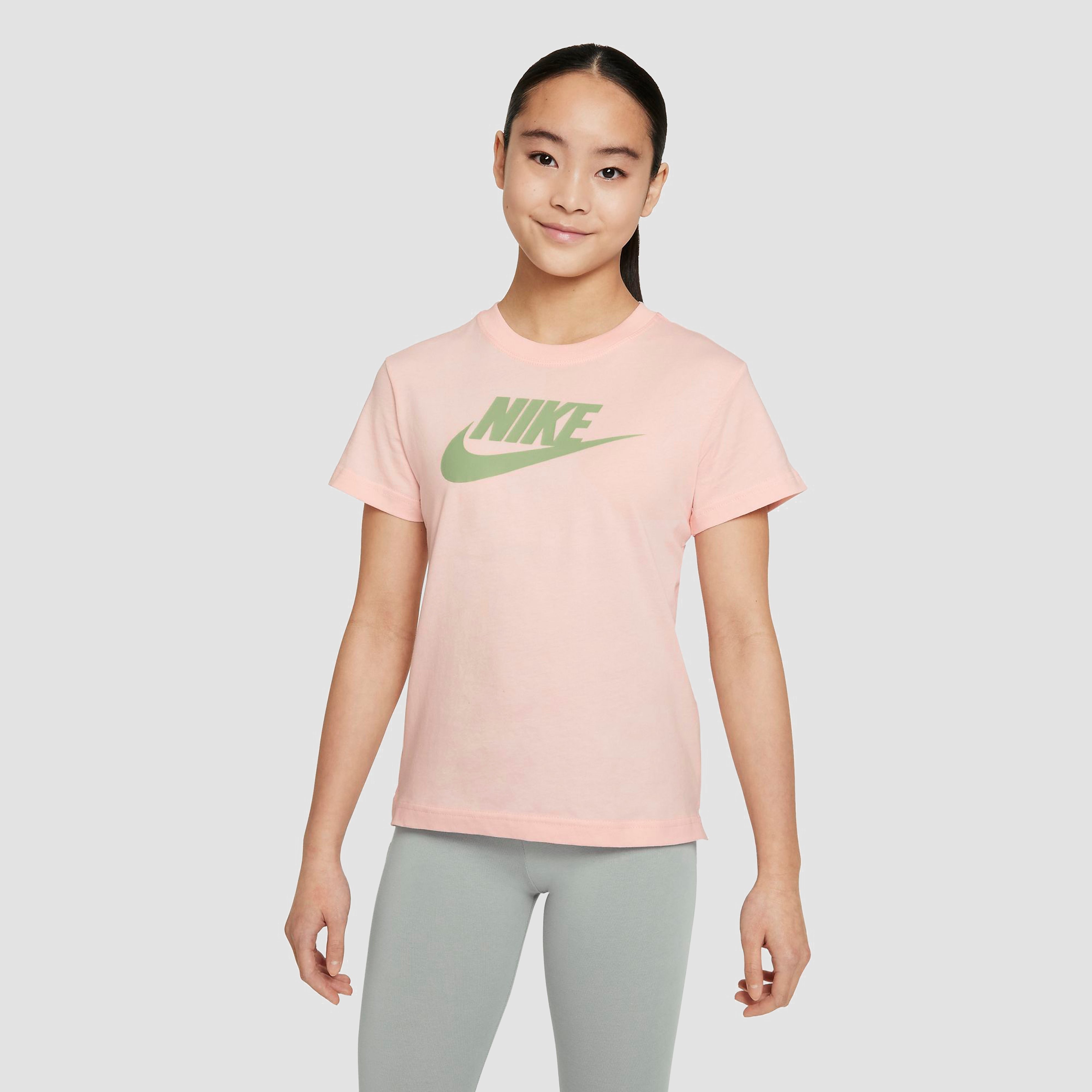 Nike Nike sportswear basic futura shirt roze kinderen kinderen