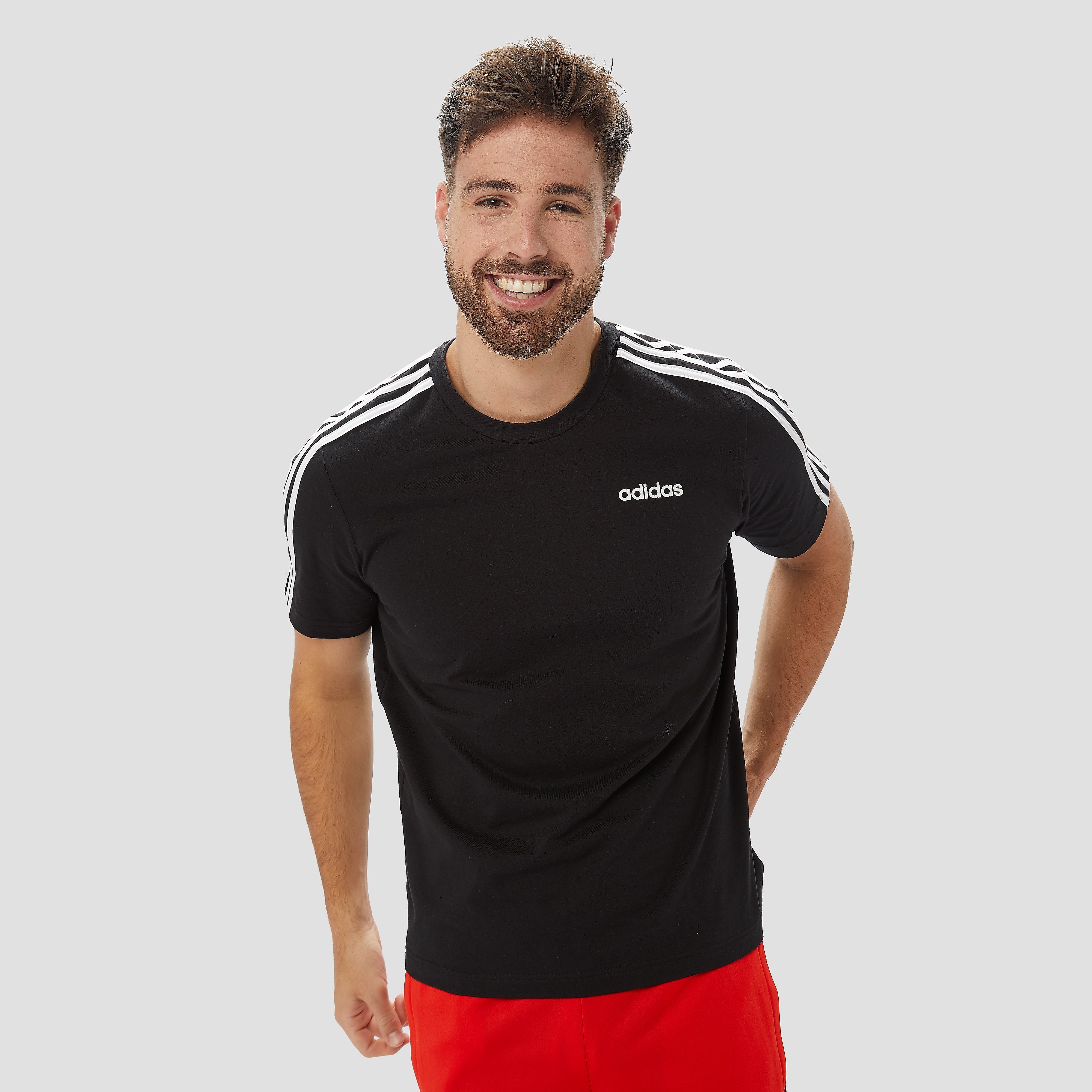 adidas Essentials 3-stripes shirt zwart heren Heren