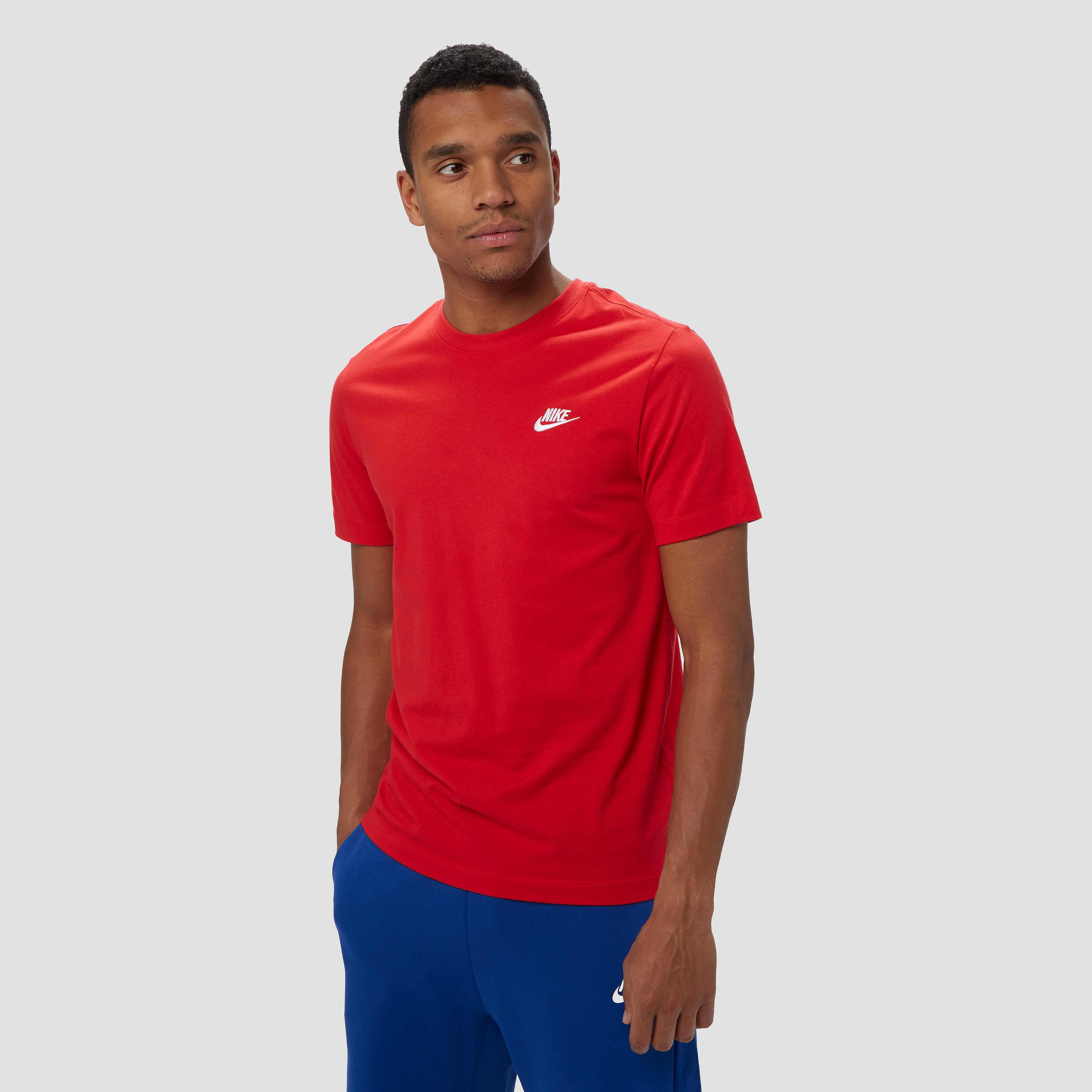 NIKE Sportswear club shirt rood heren Heren