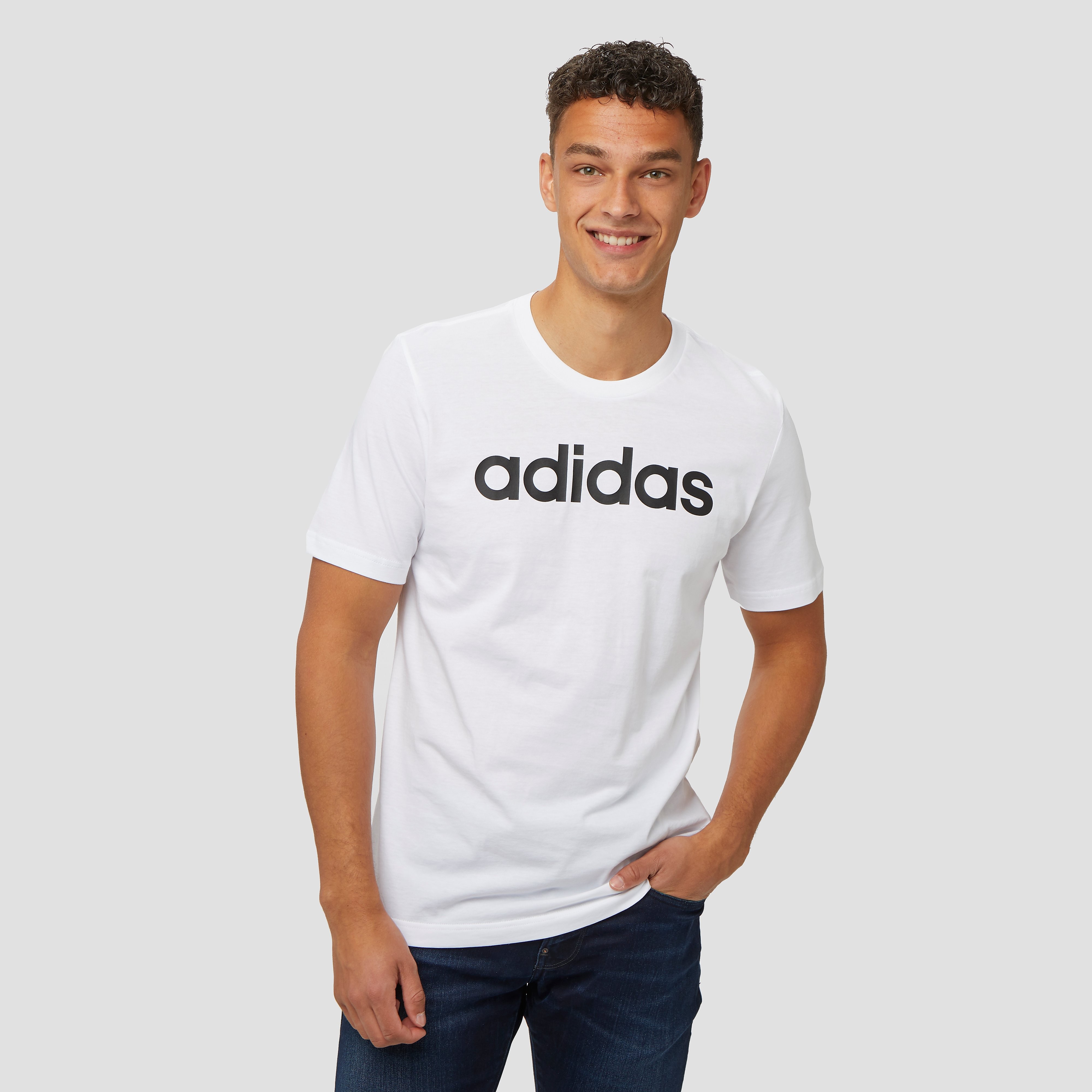 adidas Linear shirt wit heren Heren