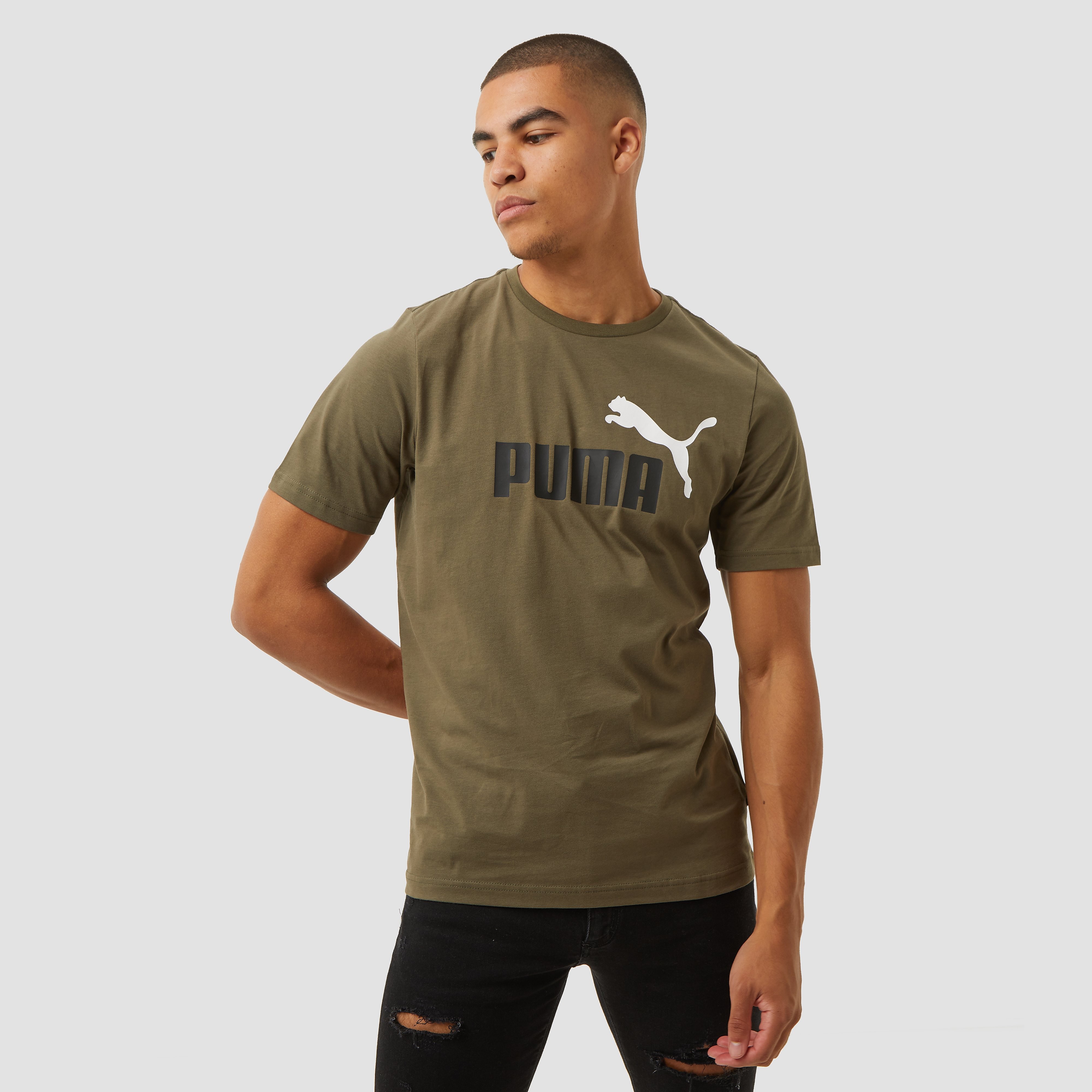 Puma Puma essentials + 2 colour logo shirt groen heren heren