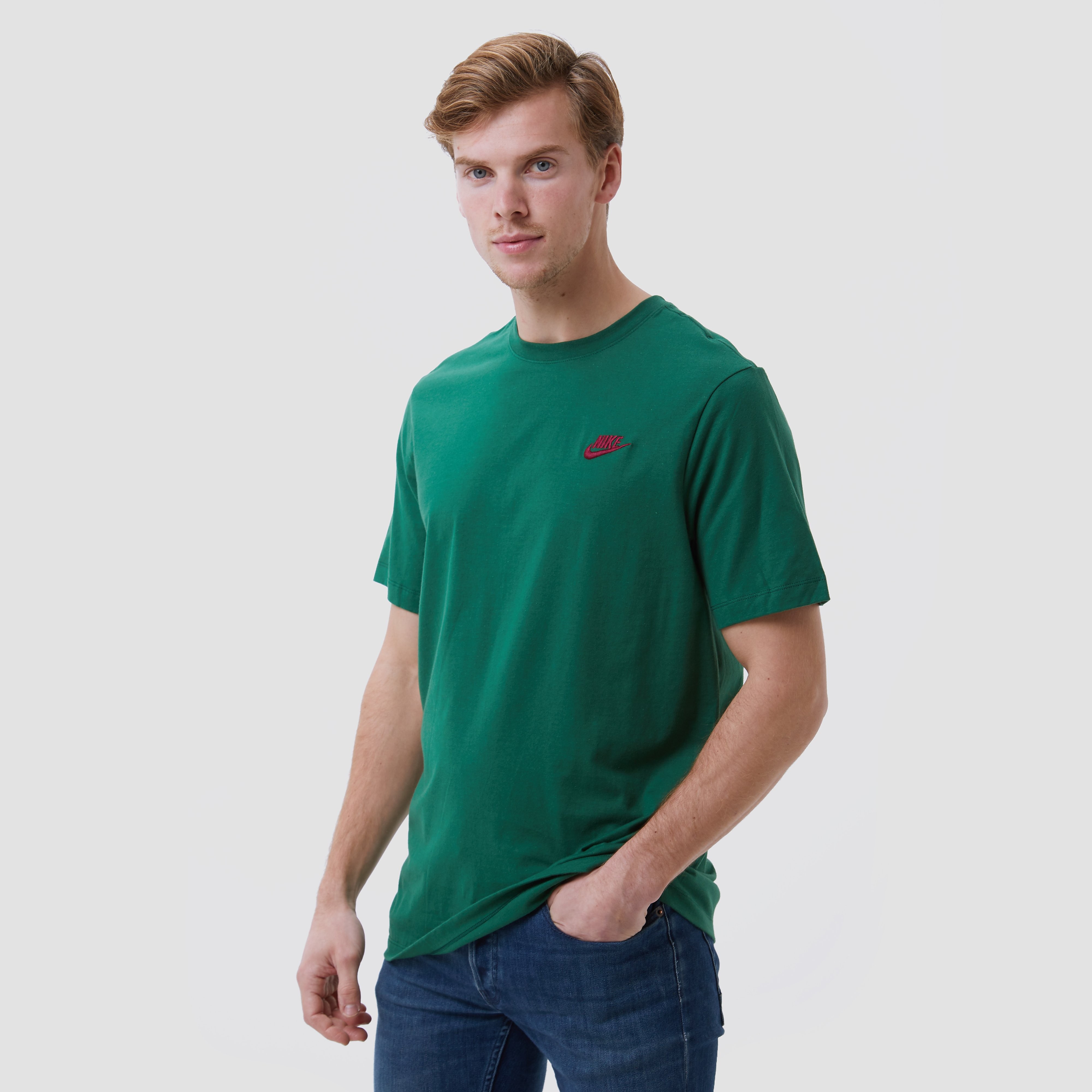 Nike Nike sportswear club shirt groen heren heren