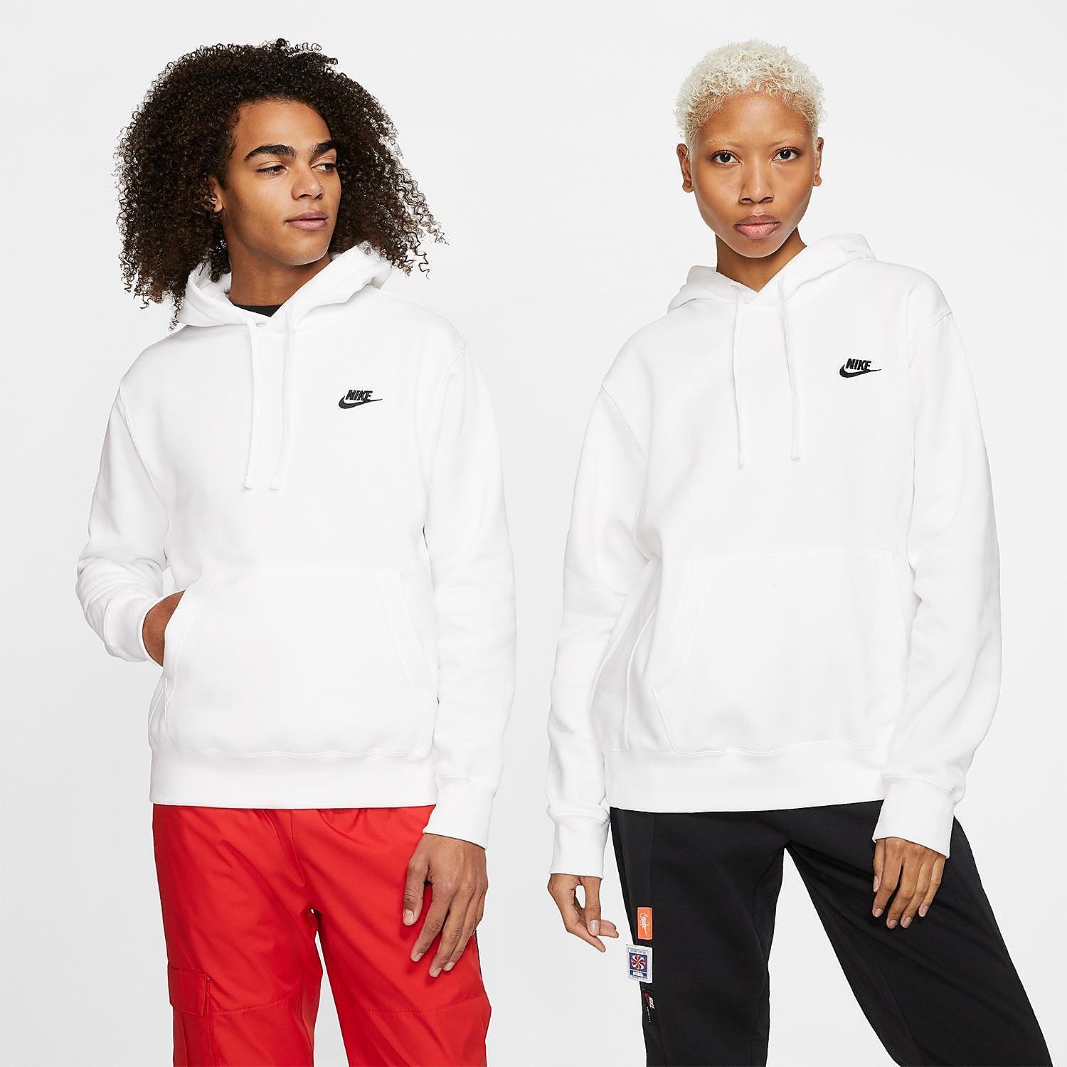 NIKE Sportswear club trui wit heren Heren