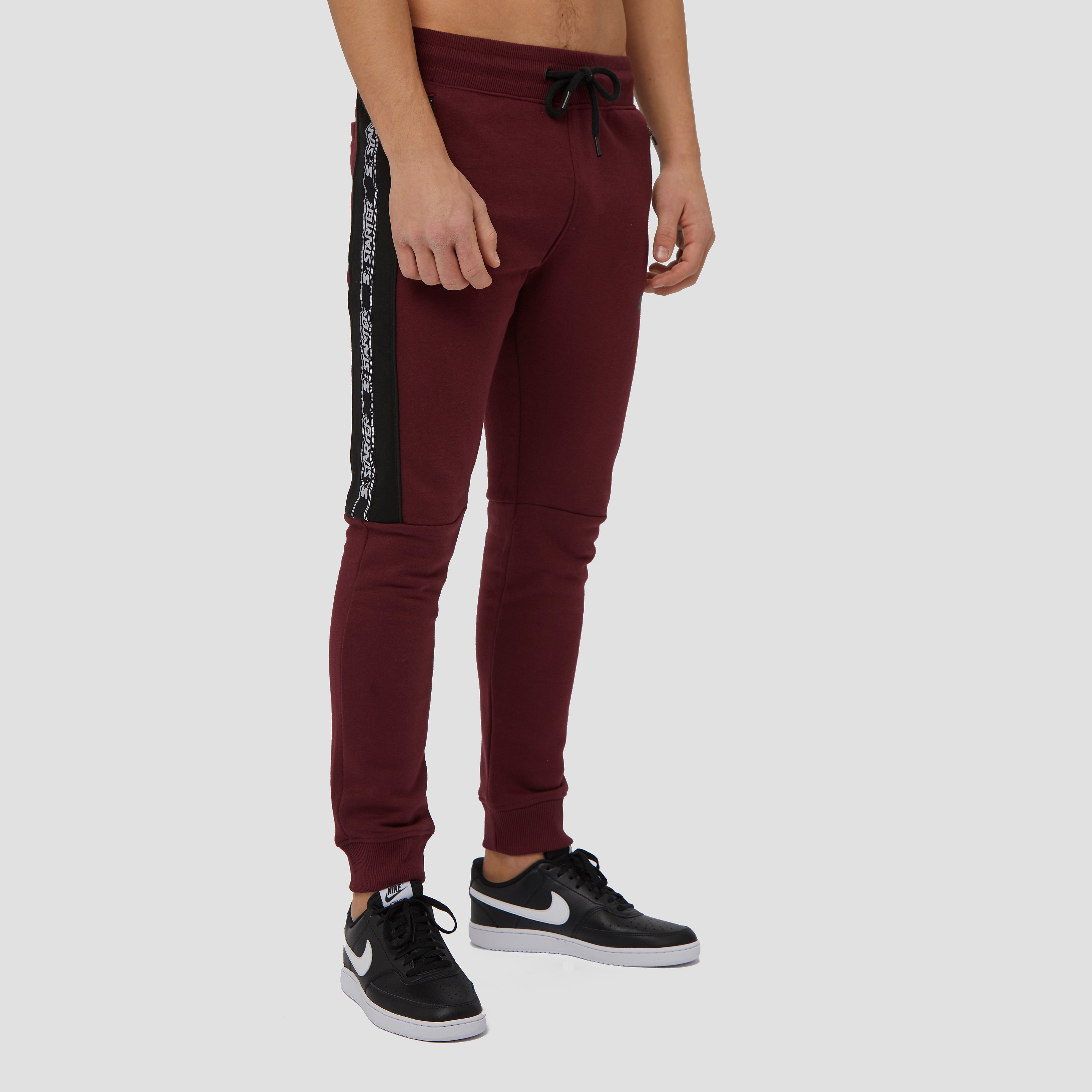 STARTER Brady taped joggingbroek rood/zwart heren Heren