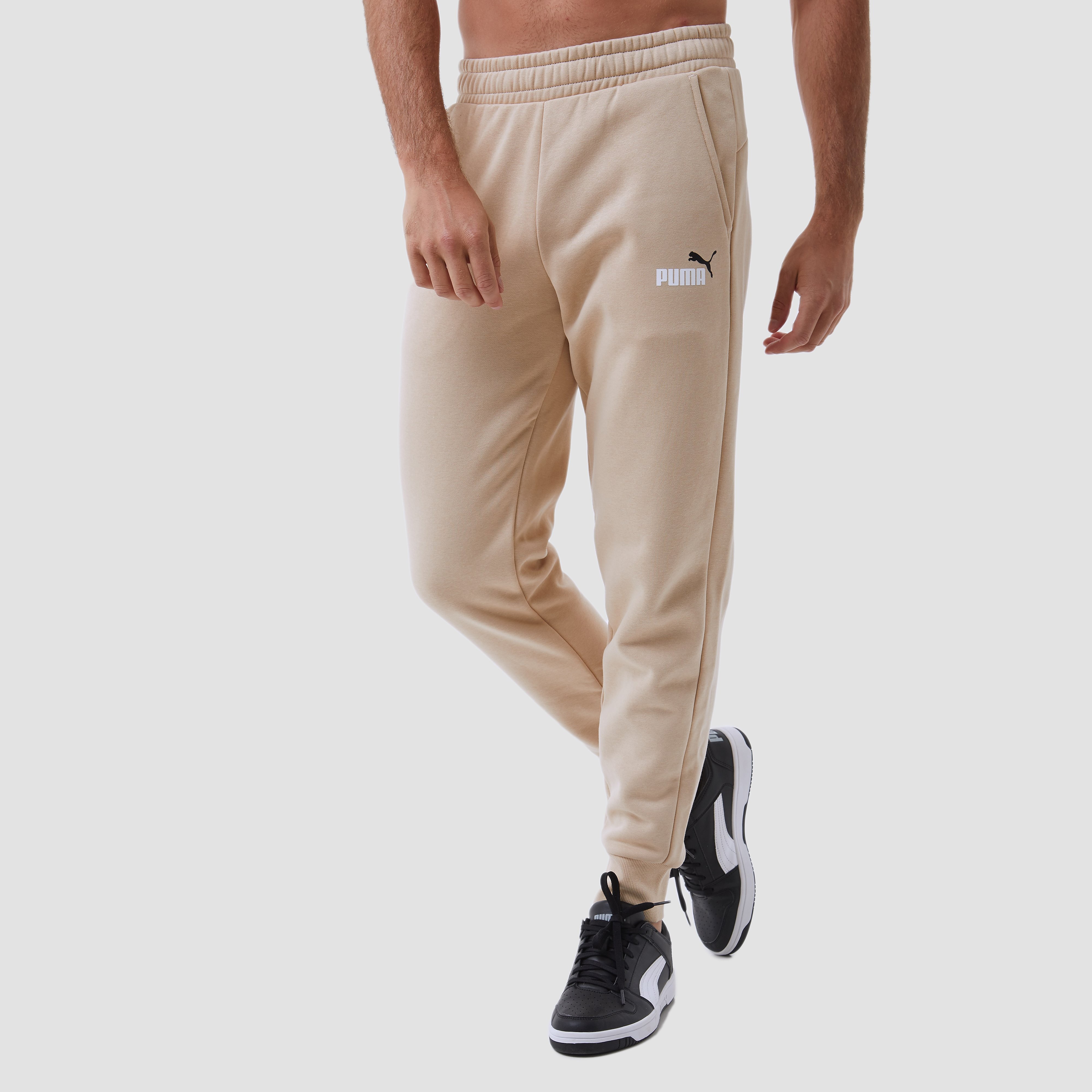 Puma Essentials+ heren joggingbroek - Beige - Maat XL