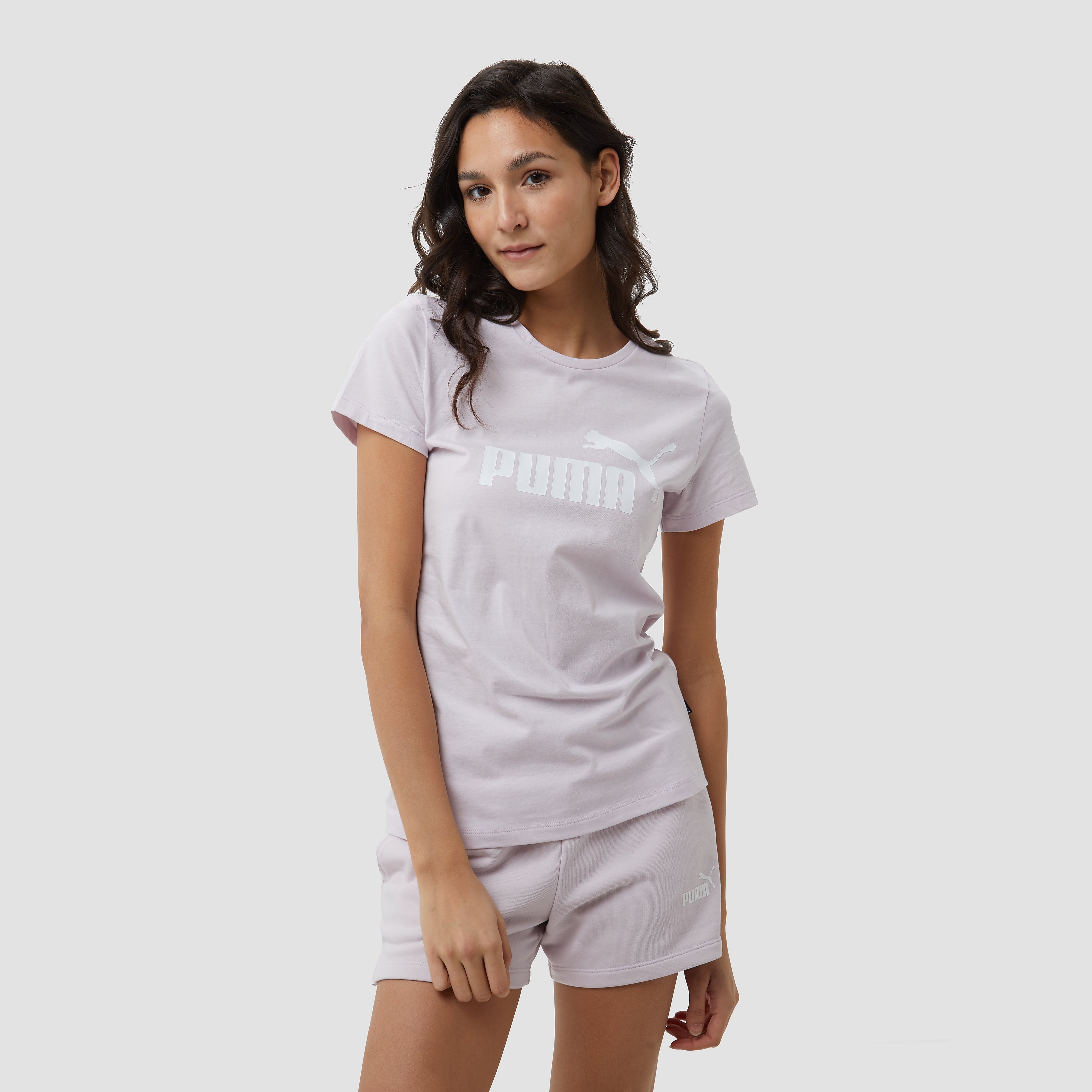 PUMA Essential Logo Dames T-Shirt - Maat L