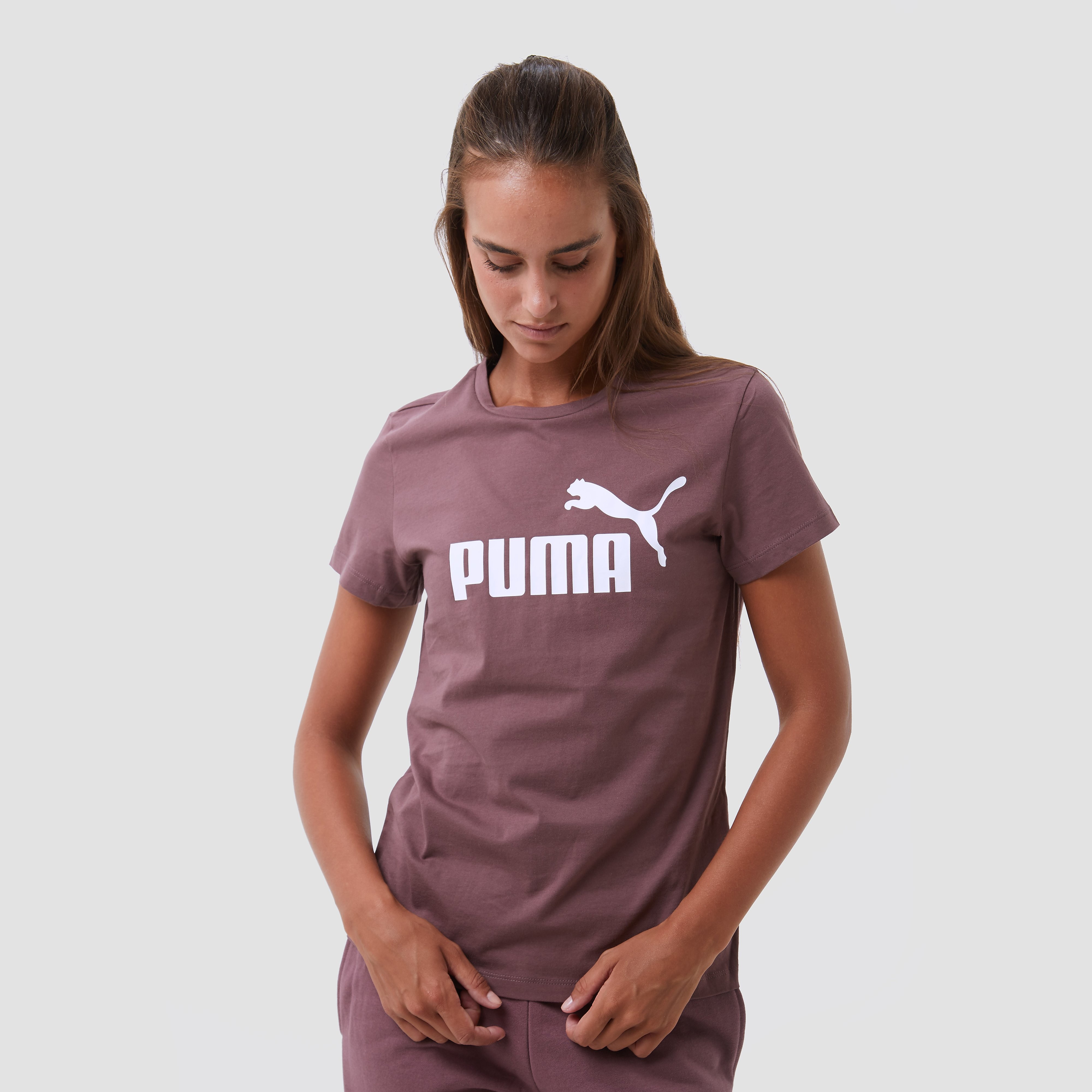 PUMA ESS Logo Dames T-Shirt - Maat S