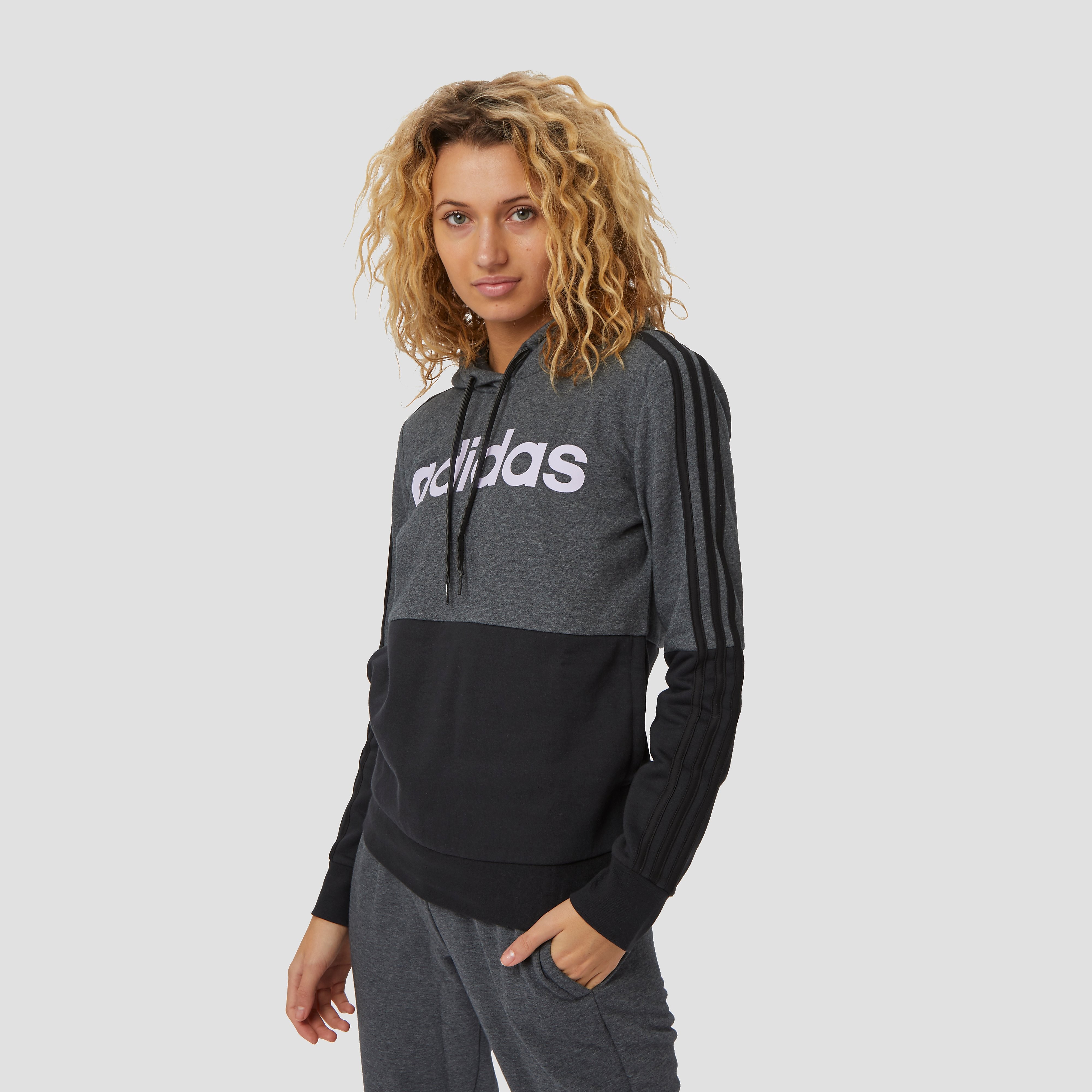 adidas Essentials trui grijs/paars dames Dames