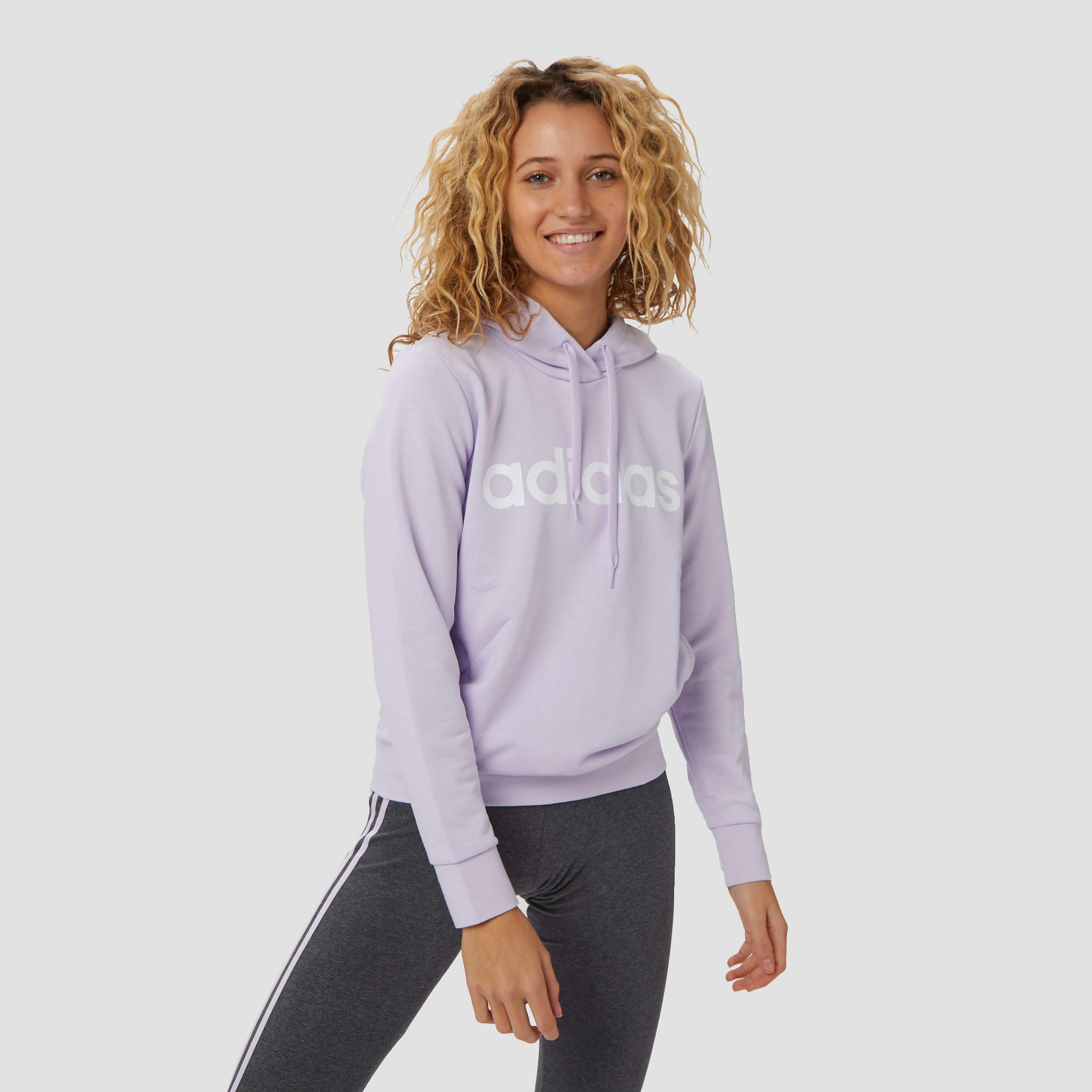 adidas Essentials linear oh trui paars dames Dames