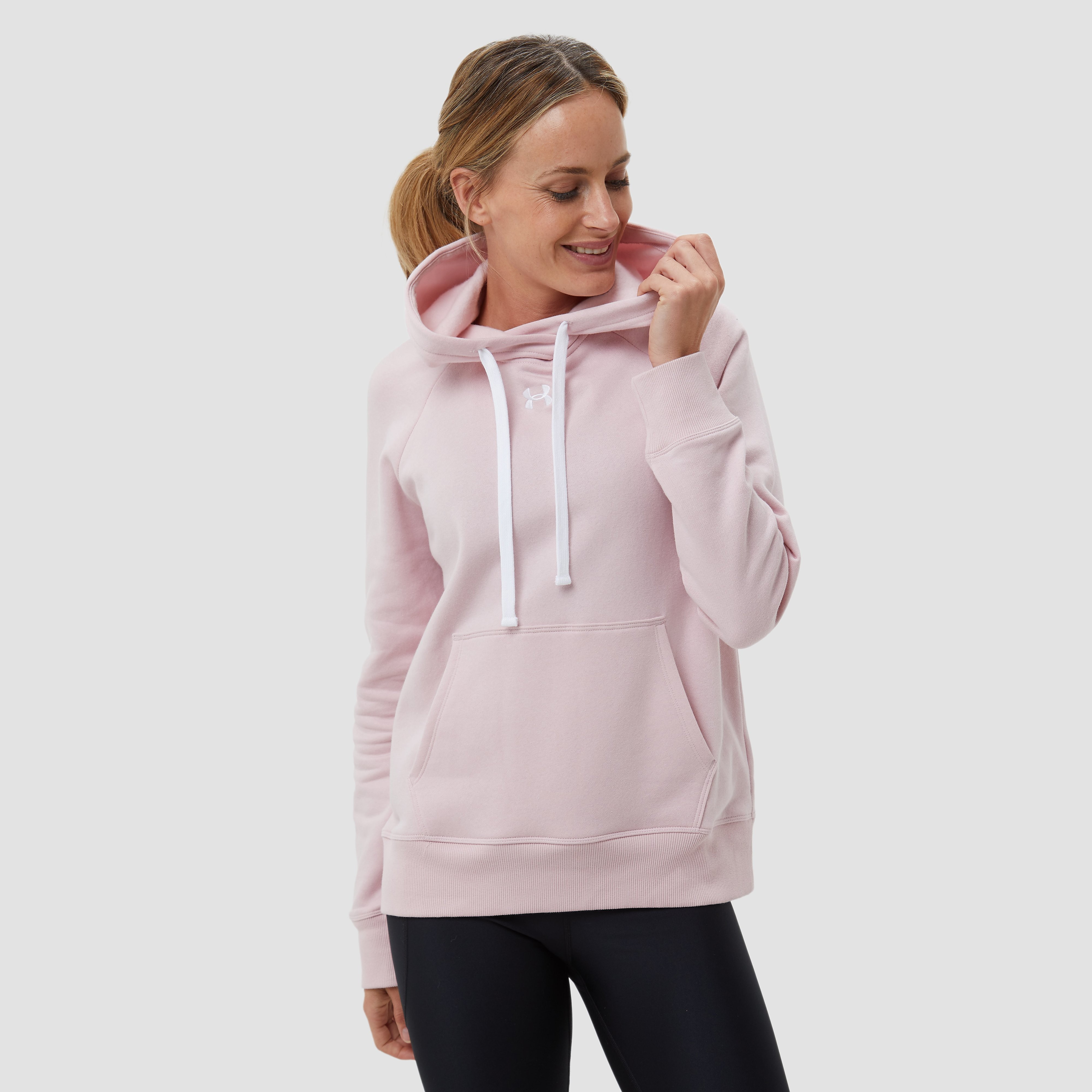 Under Armour Rival Fleece Hb Trui / Hoodie - Roze Dames - Maat S