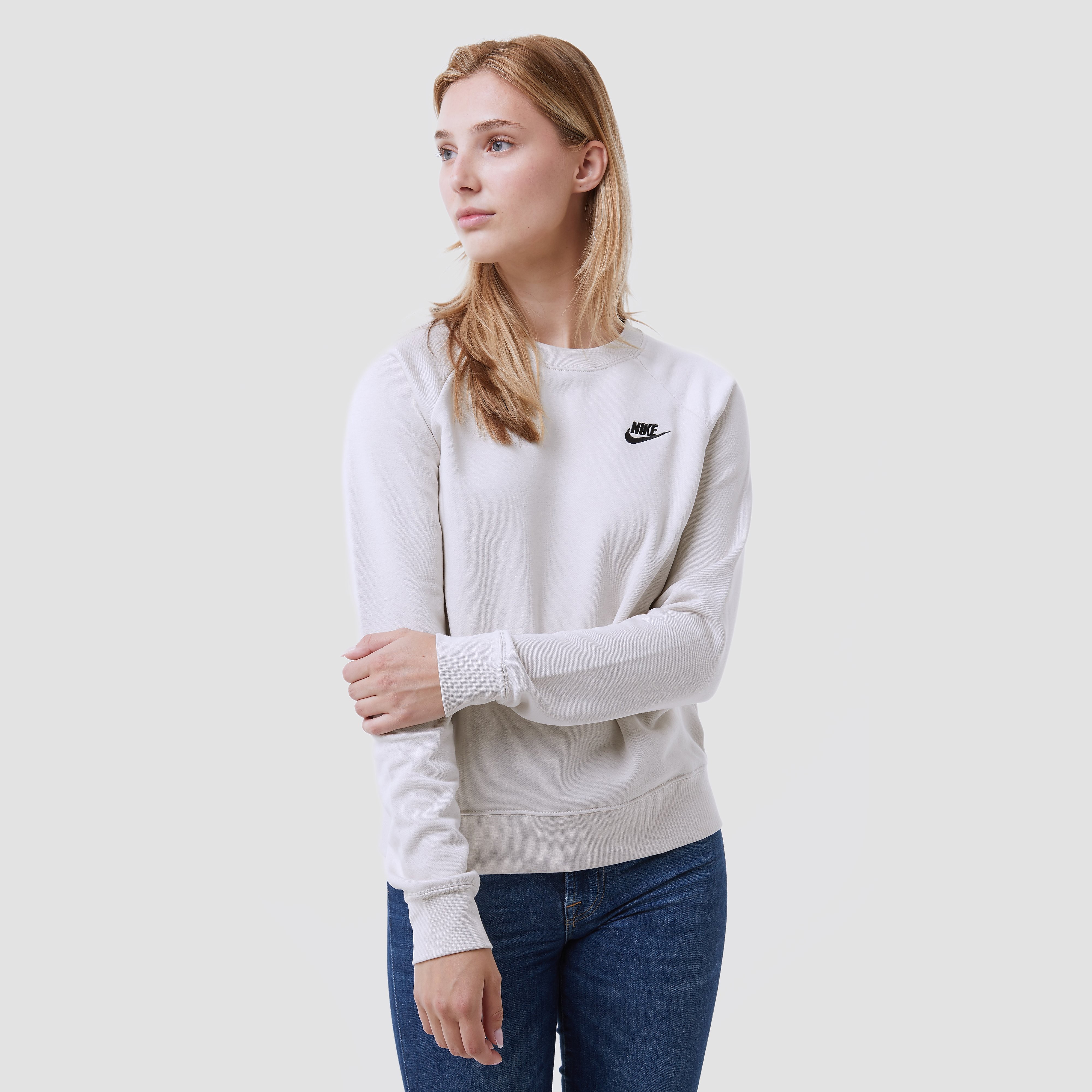 Nike Nike sportswear essential fleece sweater wit dames dames