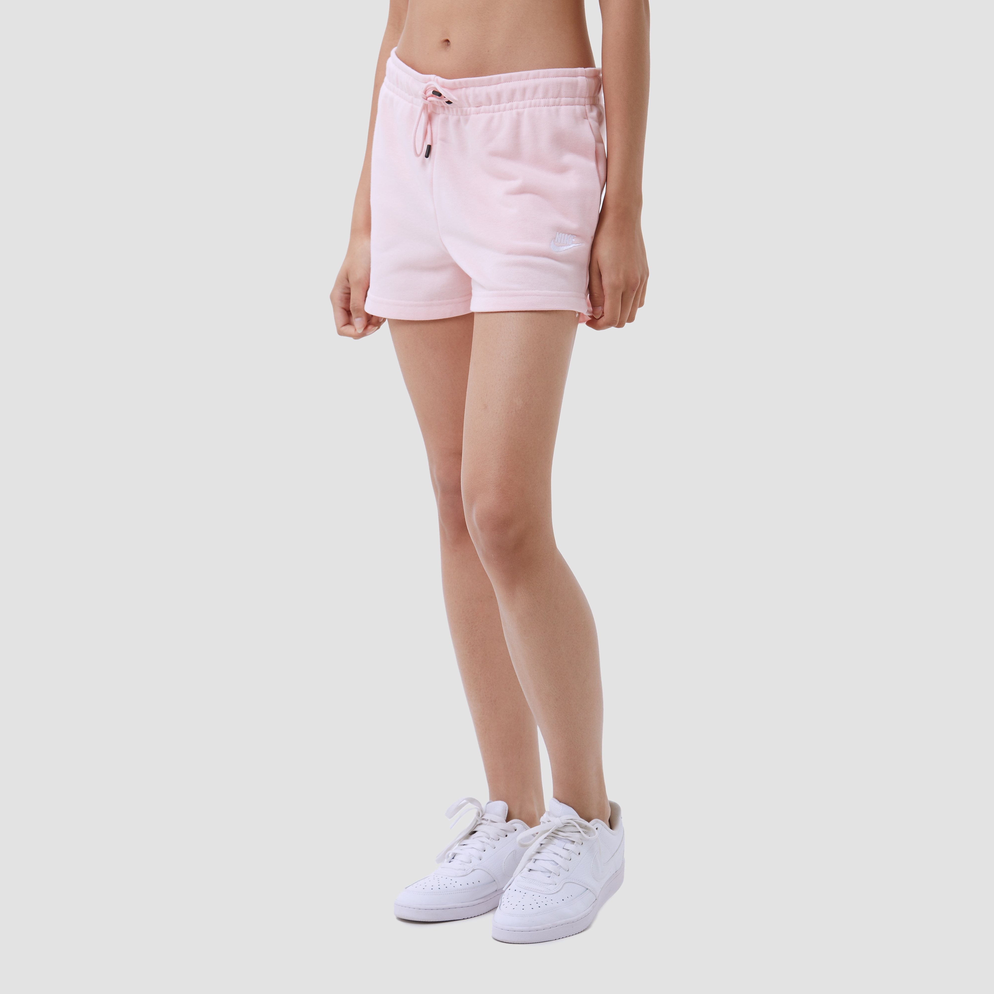 Nike Nike sportswear essential fleece korte broek roze dames dames