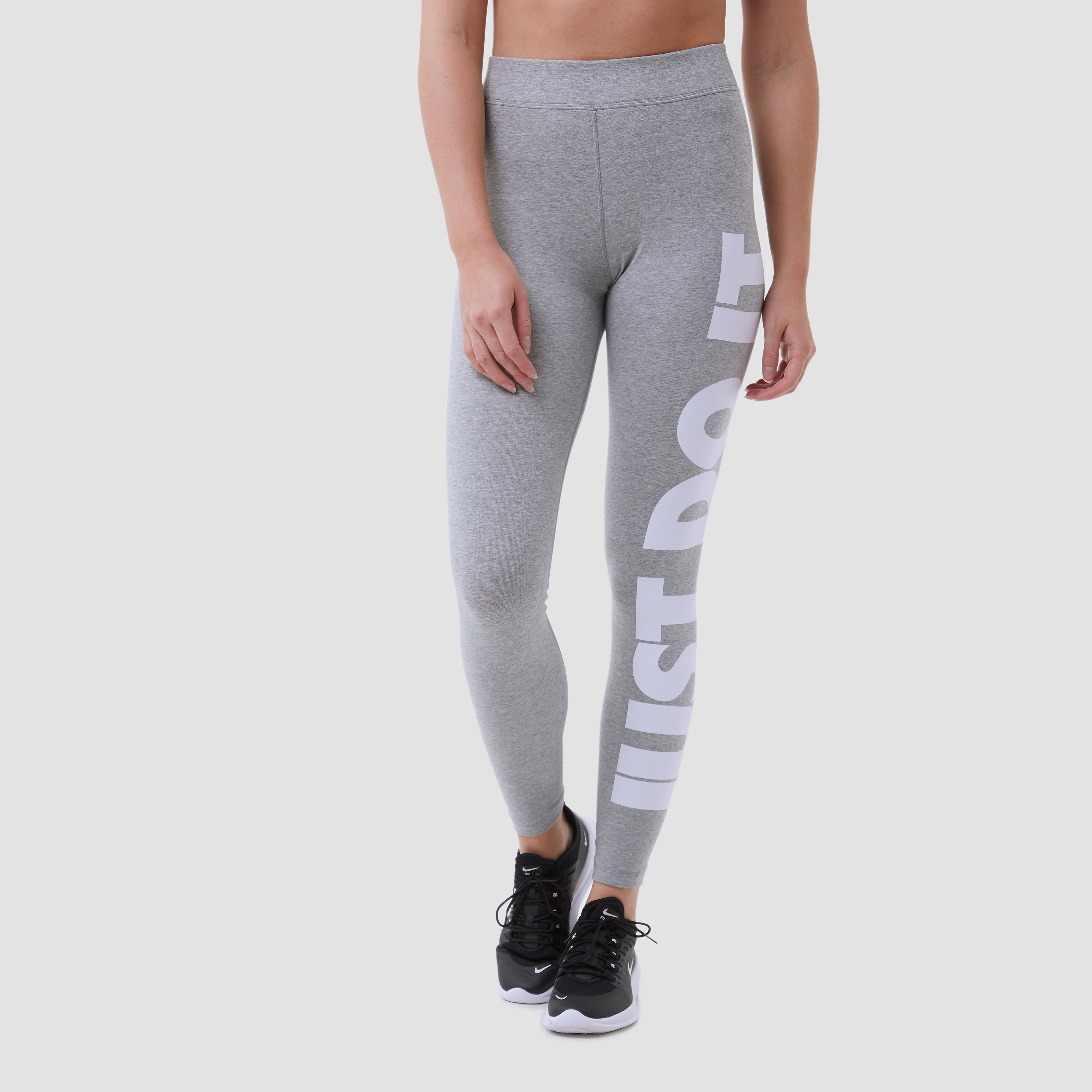 Nike Nike sportswear essentials high-waisted graphic legging grijs dames dames