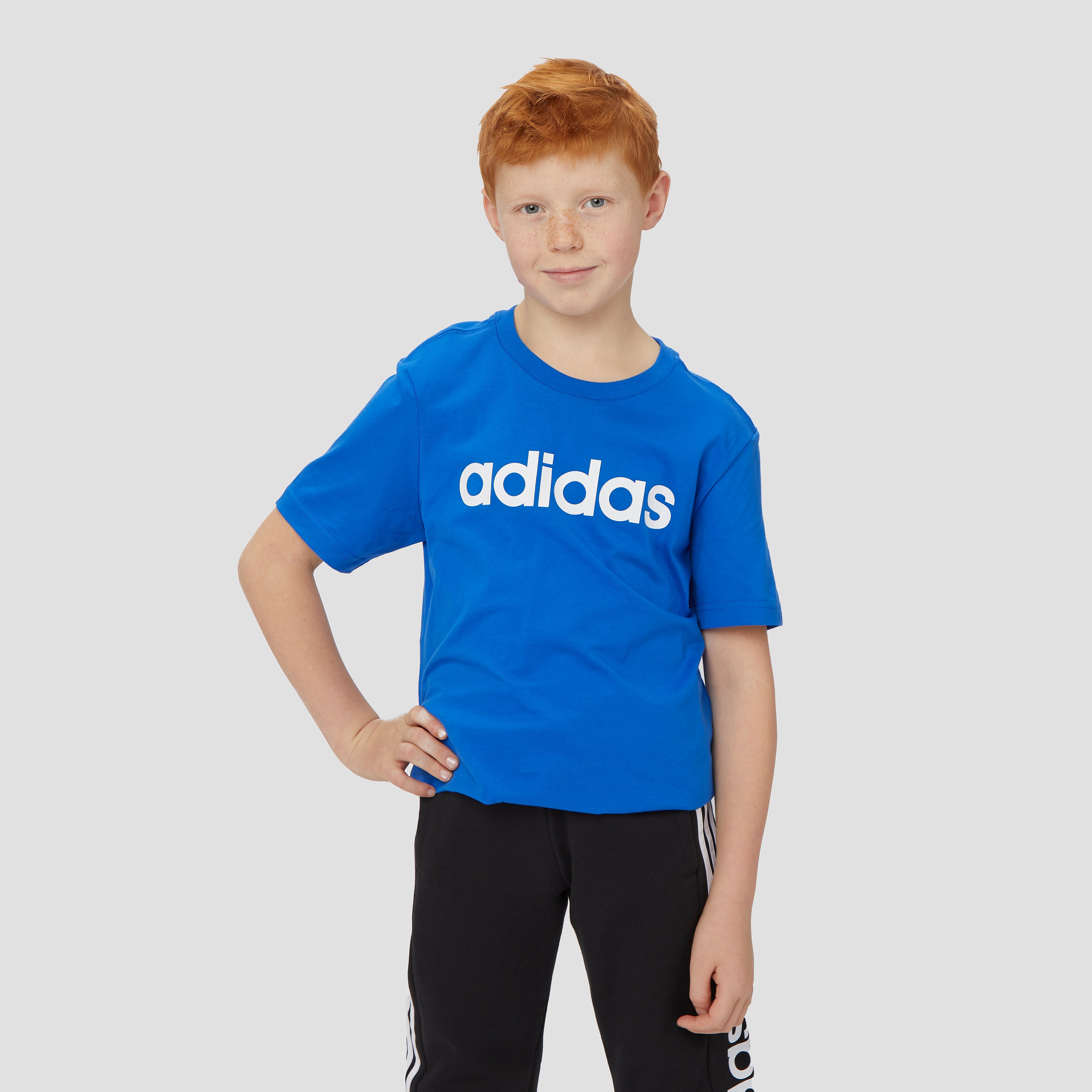 adidas Linear shirt blauw kinderen Kinderen