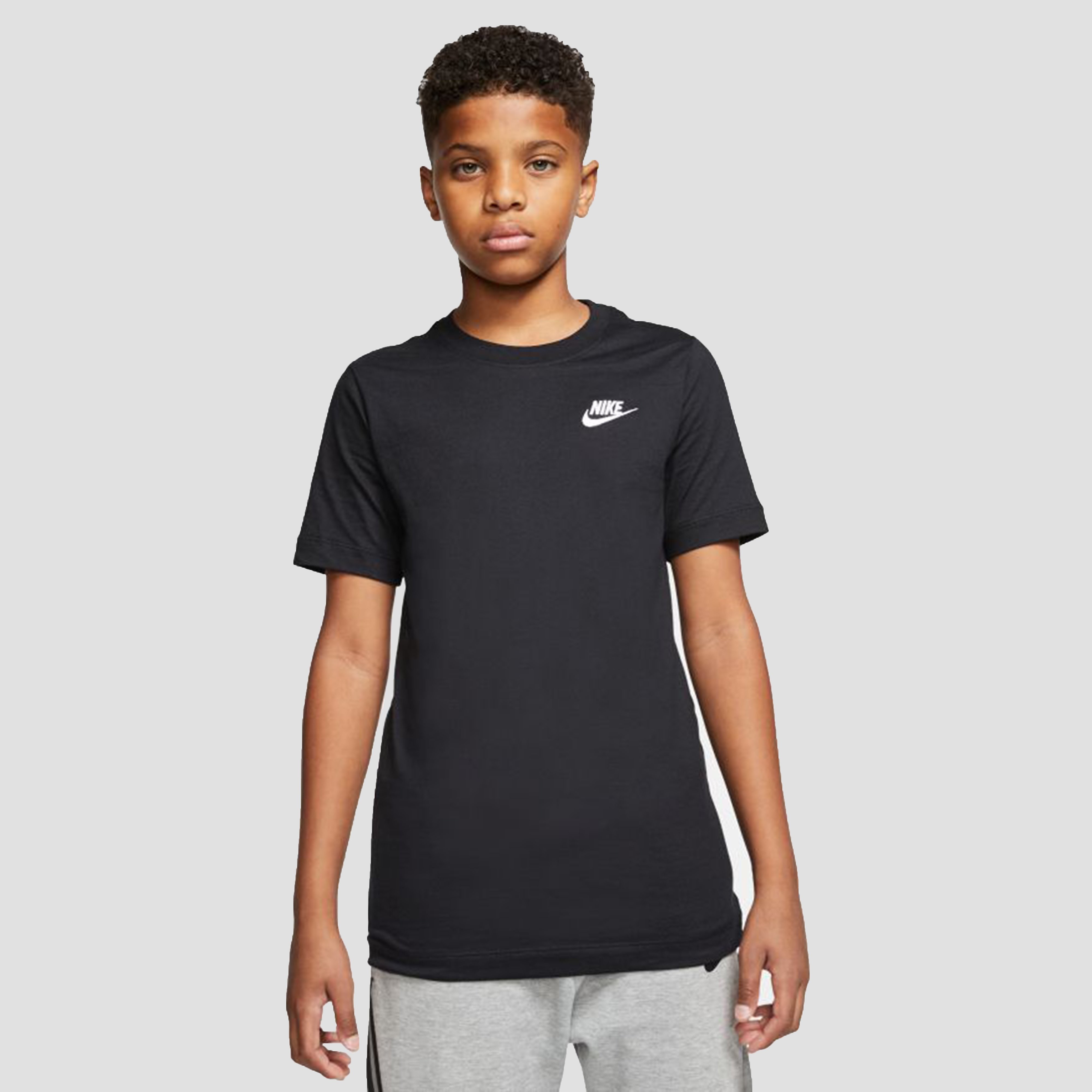 Nike Nike sportswear futura shirt zwart kinderen kinderen