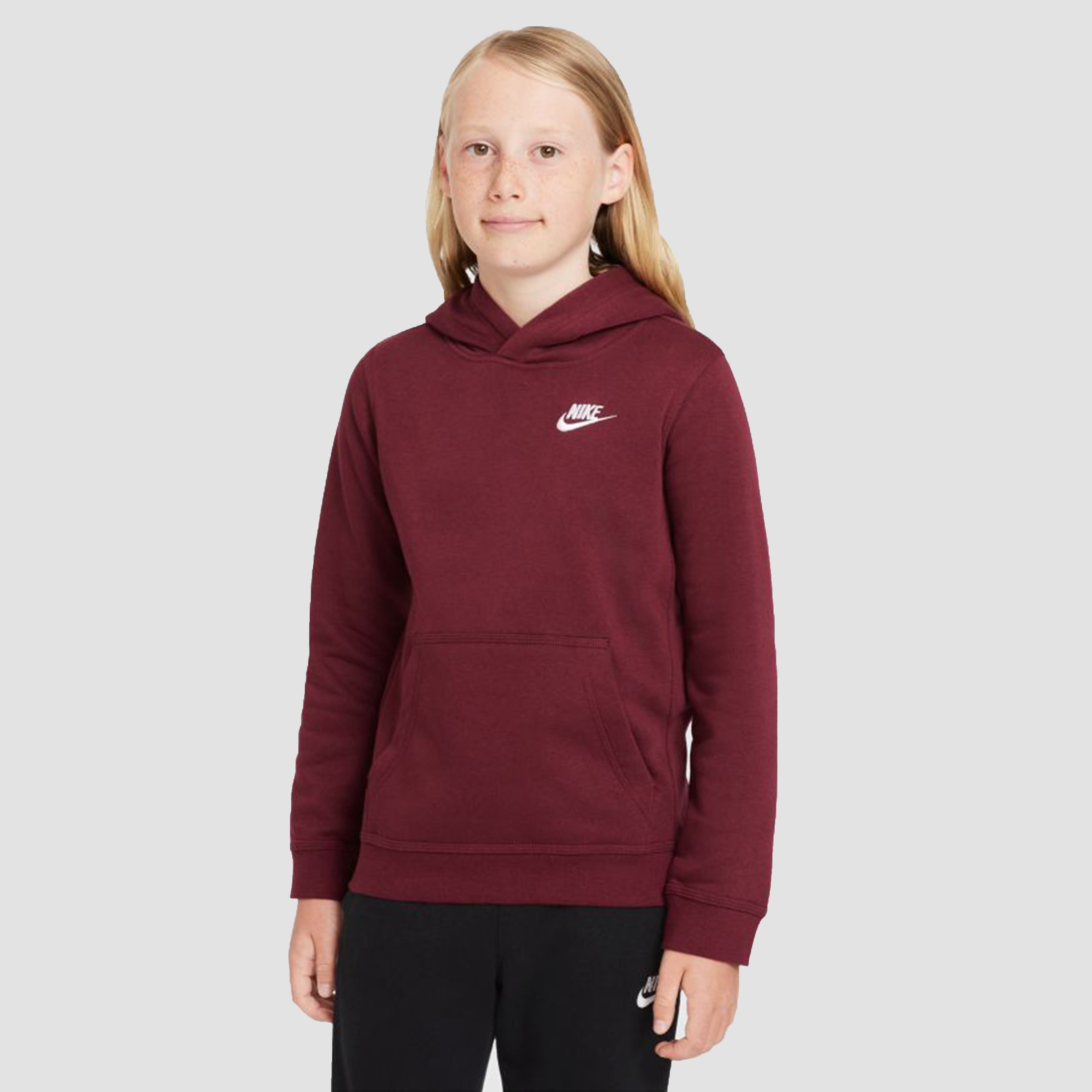 Nike Nike sportswear club trui rood kinderen kinderen