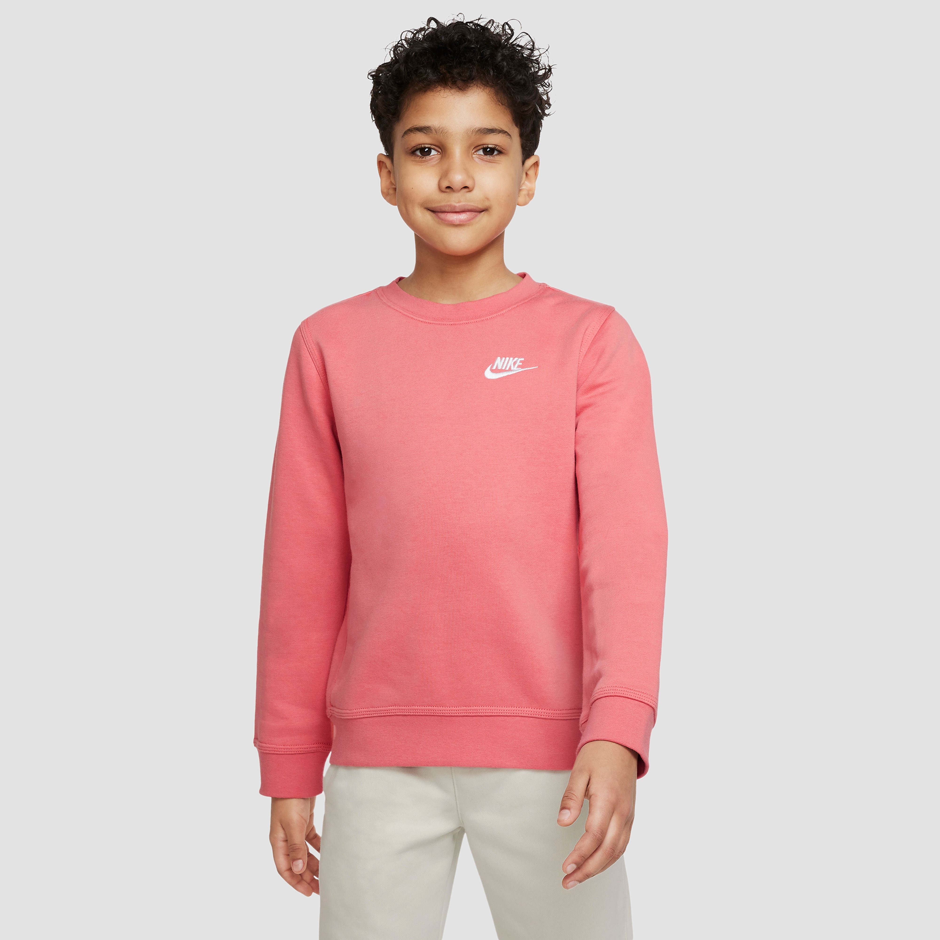 Nike Nike sportswear club crew sweater roze kinderen kinderen