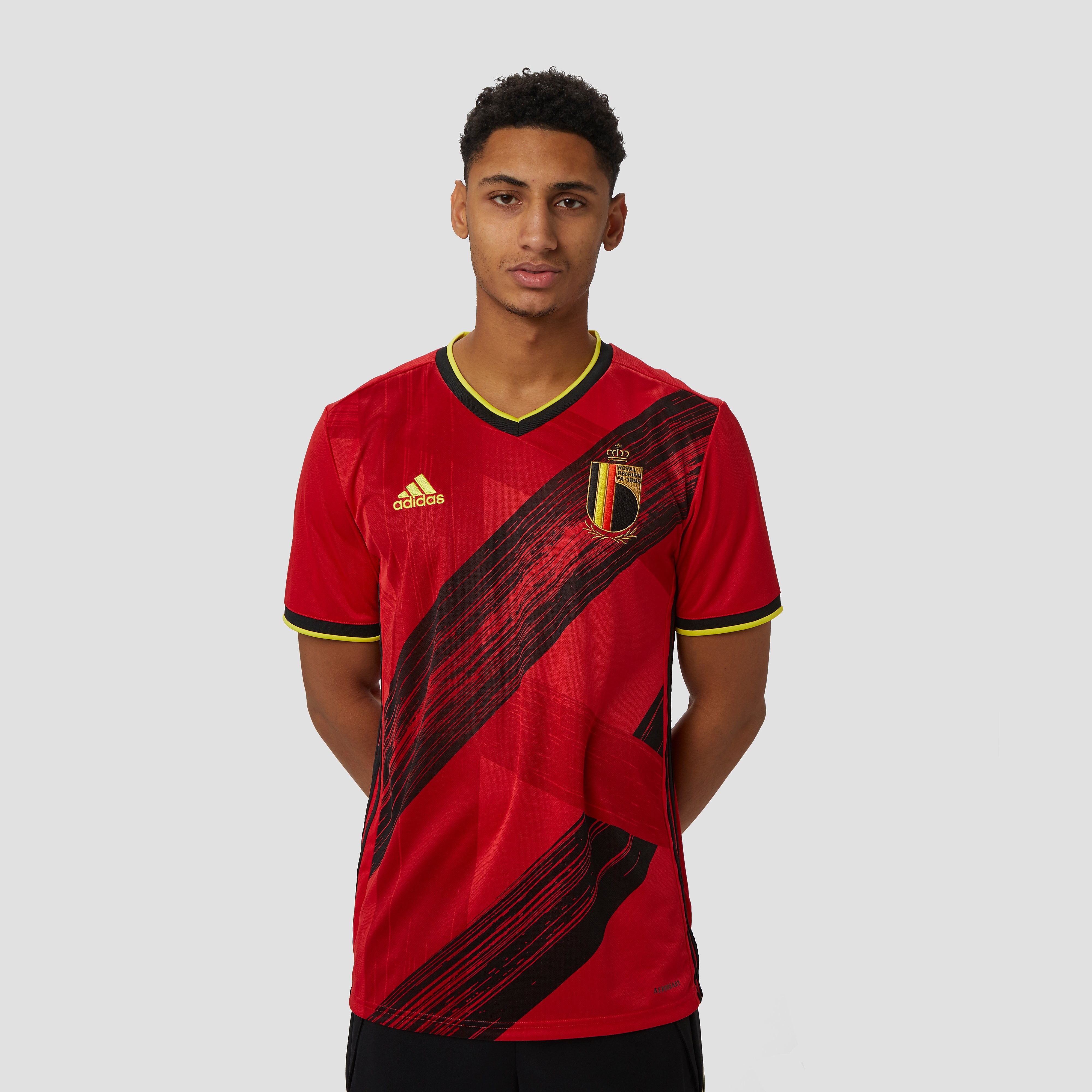 adidas Uefa euro 2020 rbfa belgie thuisshirt 20/22 rood heren Heren