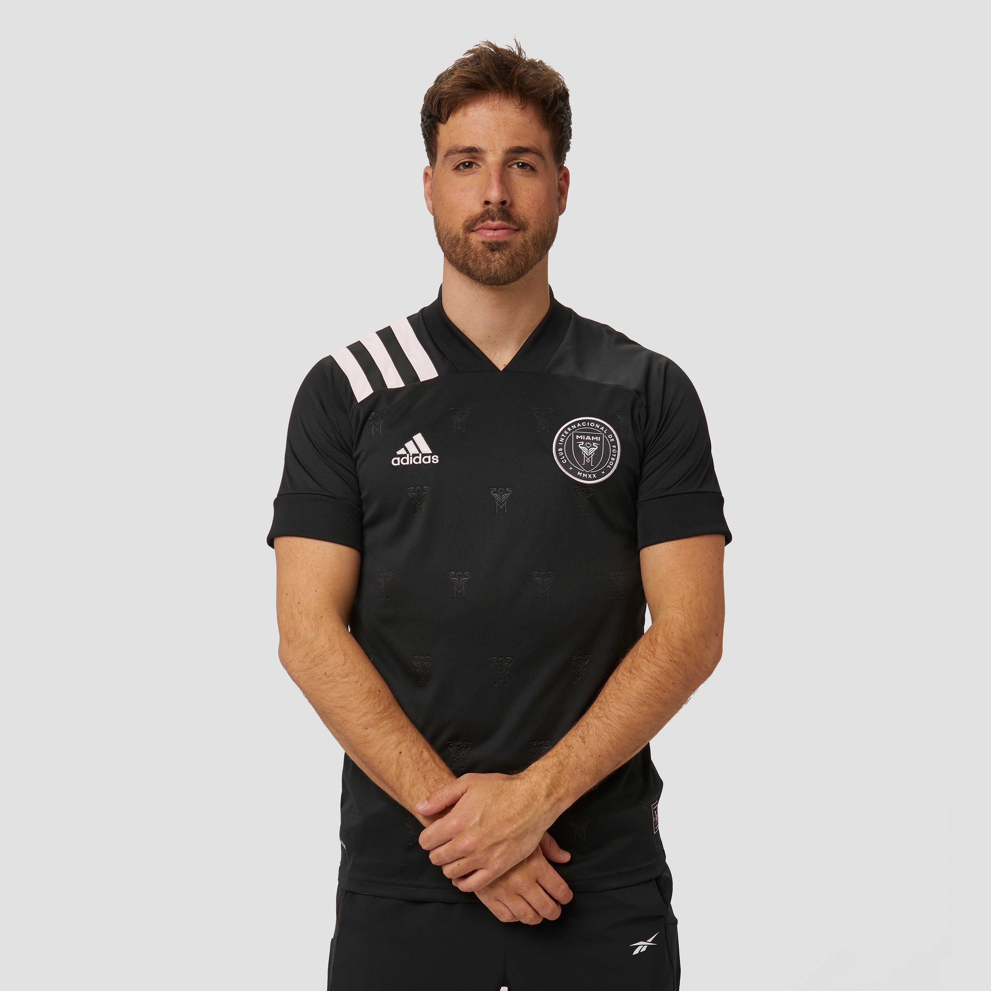 adidas Inter miami cf uitshirt 20/21 zwart/roze heren Heren