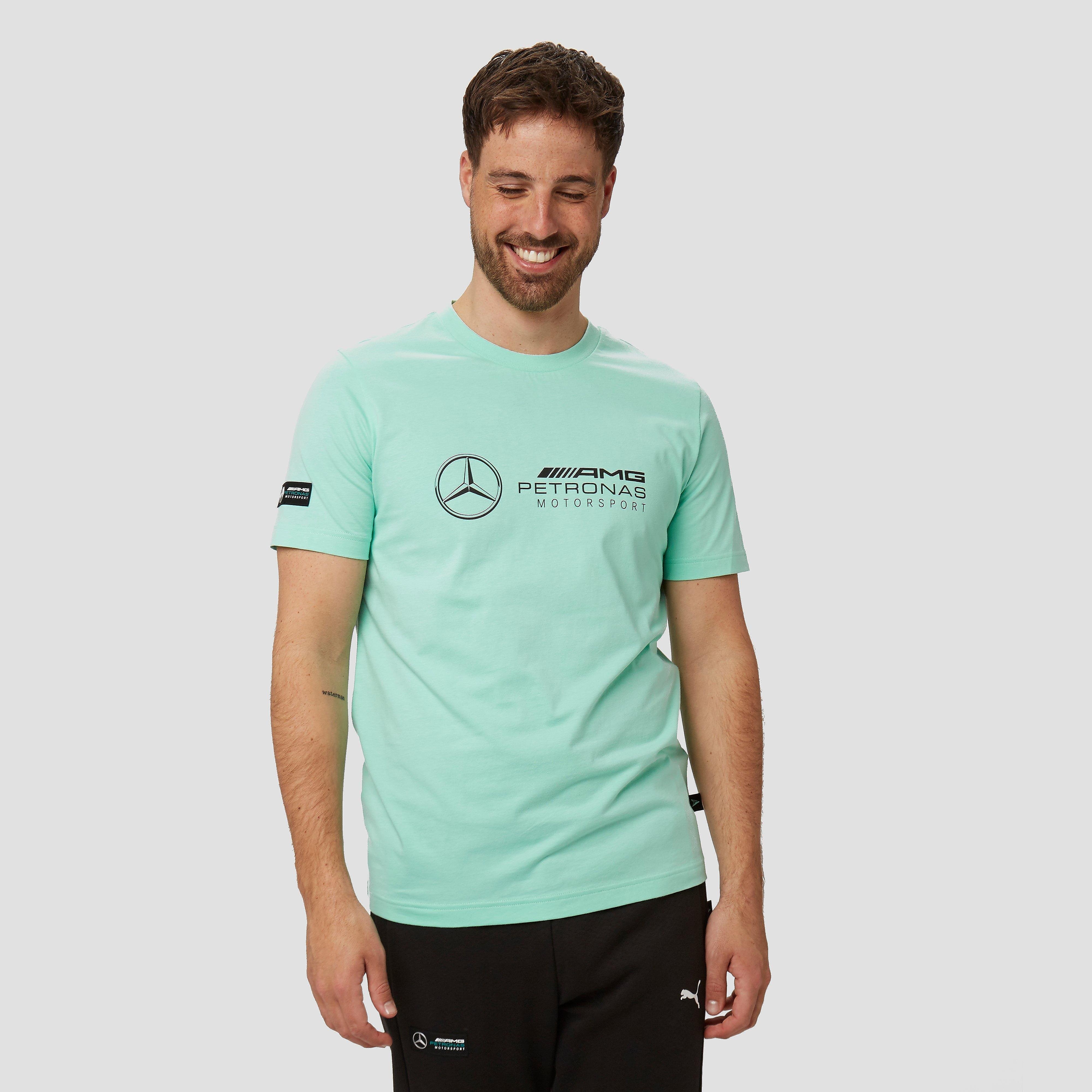 PUMA Mercedes amg petronas motorsport logo shirt groen heren Heren