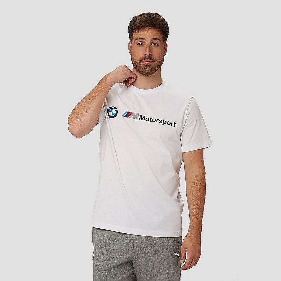 PUMA Bmw m motorsport logo shirt wit heren Heren