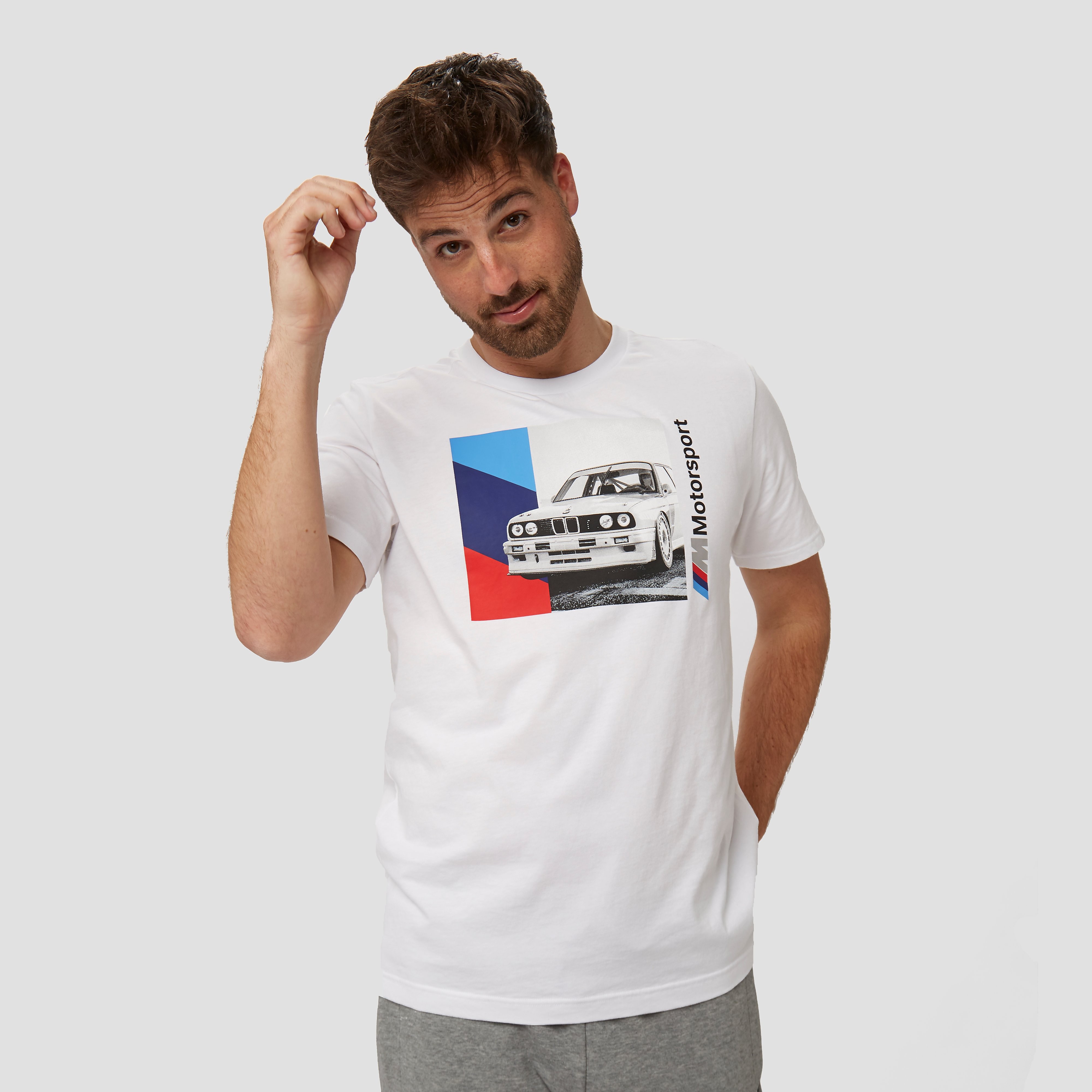 PUMA Bmw m motorsport graphic shirt wit heren Heren