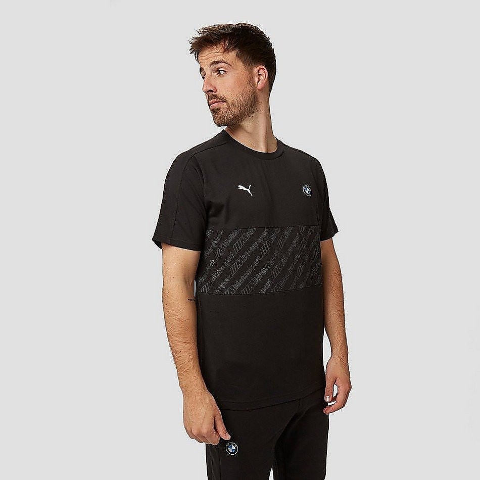 PUMA Bmw m motorsport t7 shirt zwart heren Heren