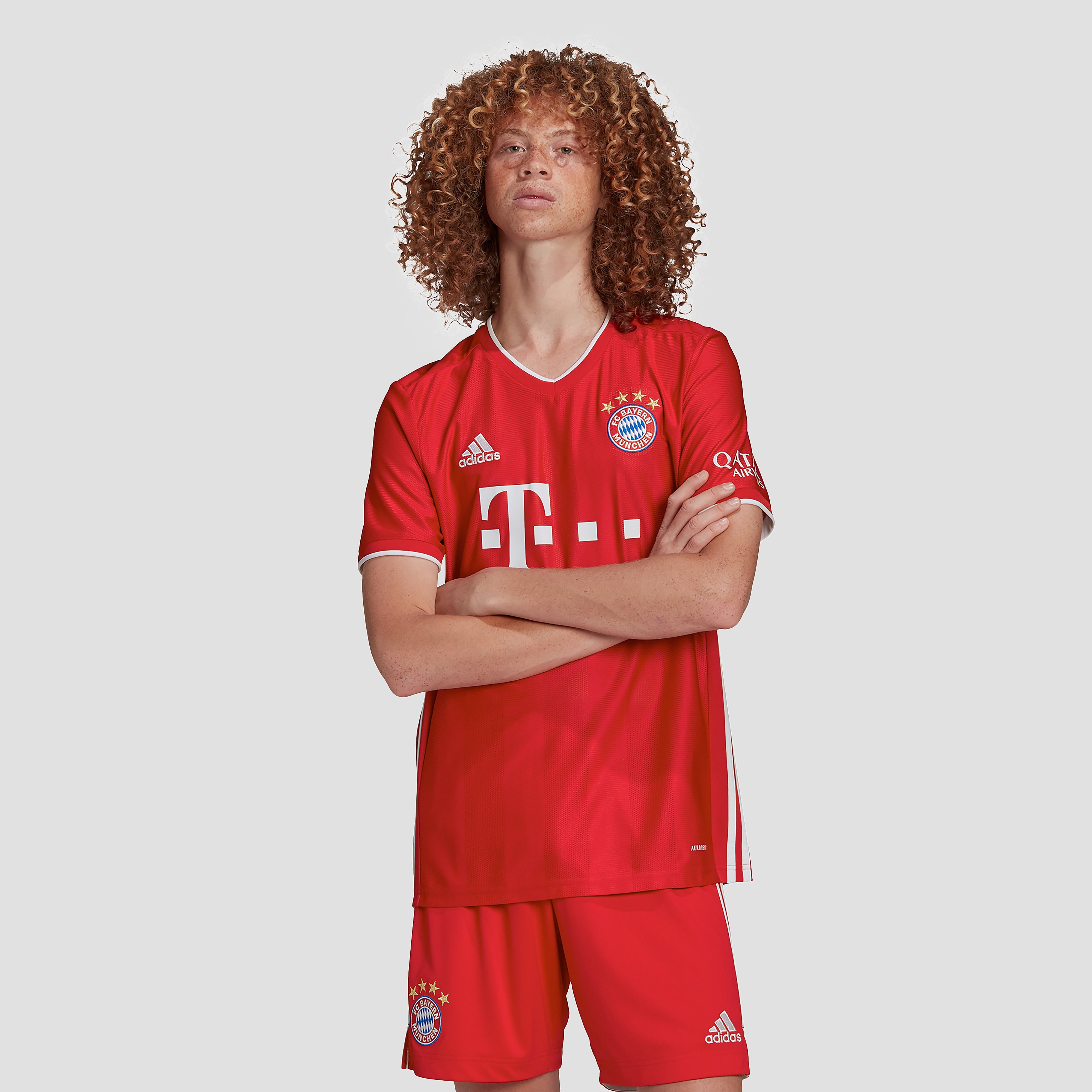 adidas Fc bayern münchen thuisshirt 20/21 rood heren Heren