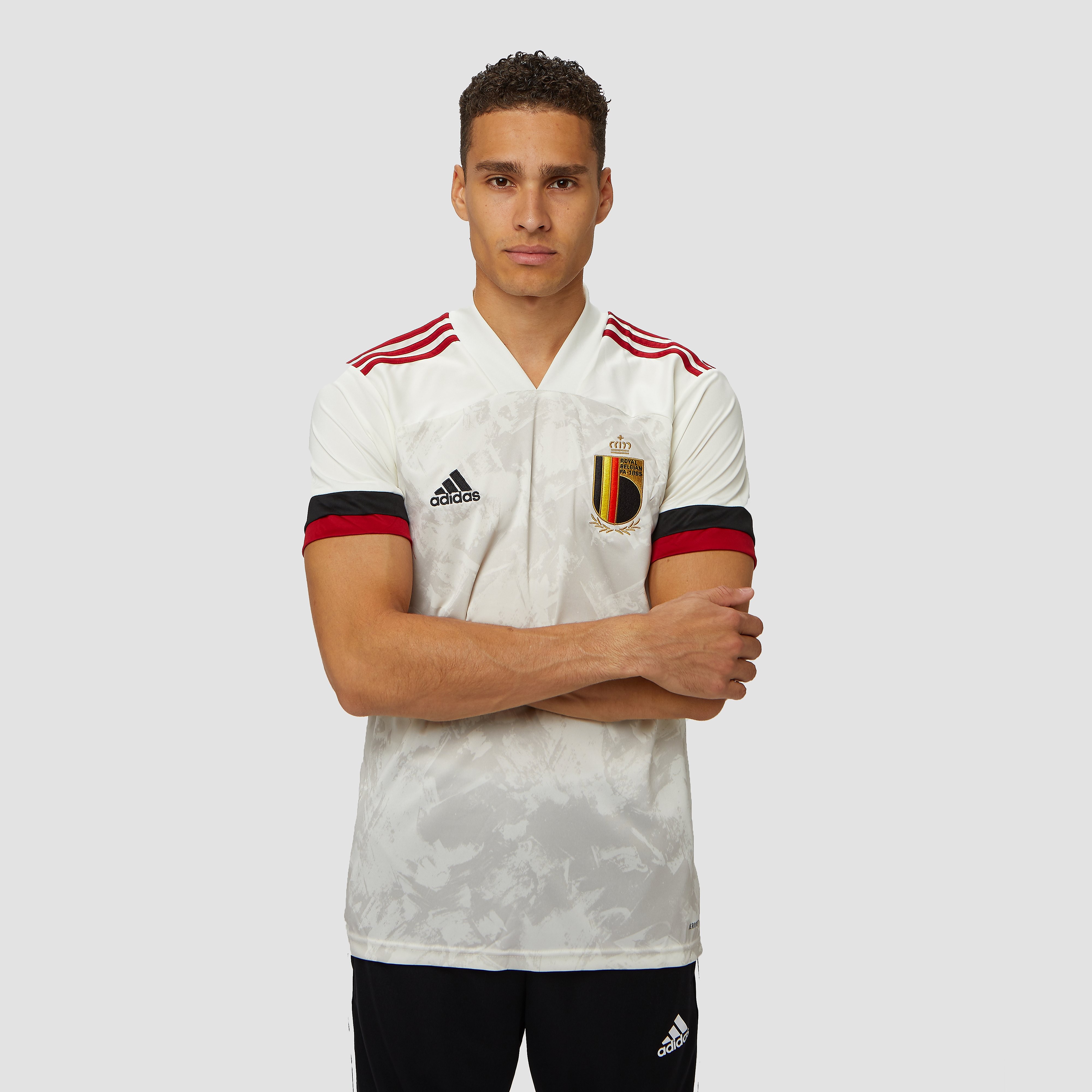 adidas Uefa euro 2020 rbfa belgie uitshirt 20/22 wit heren Heren