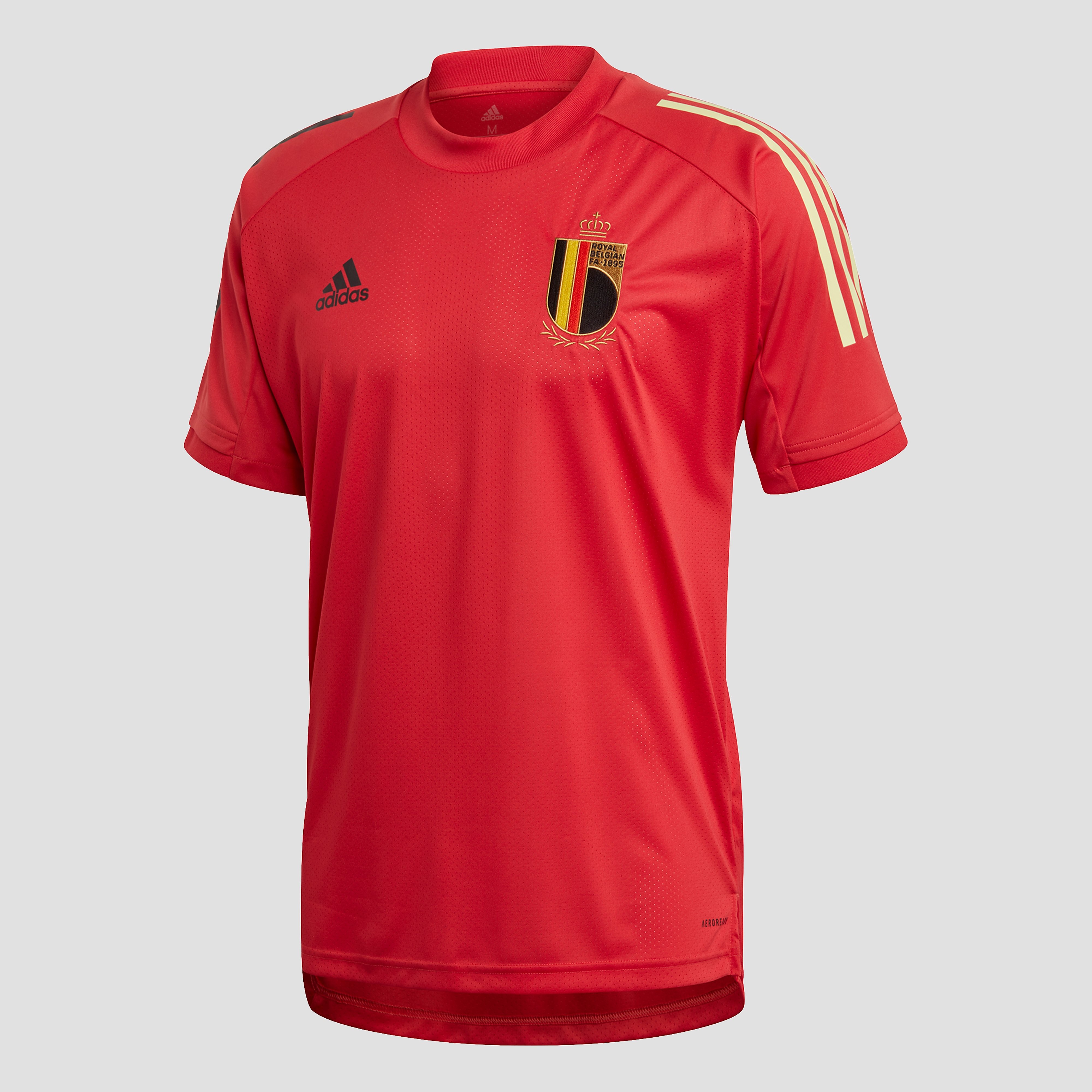 adidas Uefa euro 2020 rbfa belgie trainingsshirt 20/22 rood heren Heren