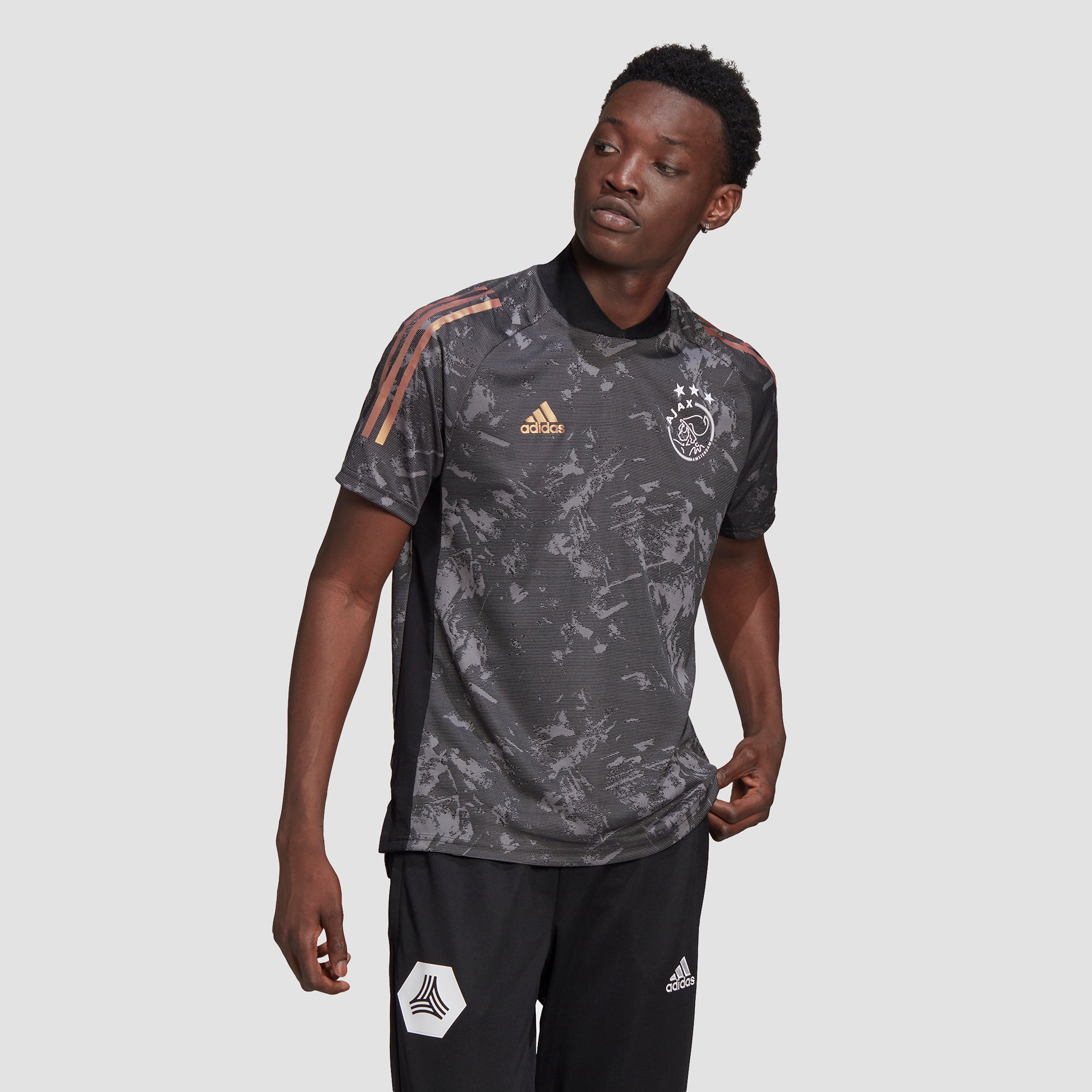 adidas Afc ajax ultimate third trainingsshirt 20/21 zwart/goud heren Heren