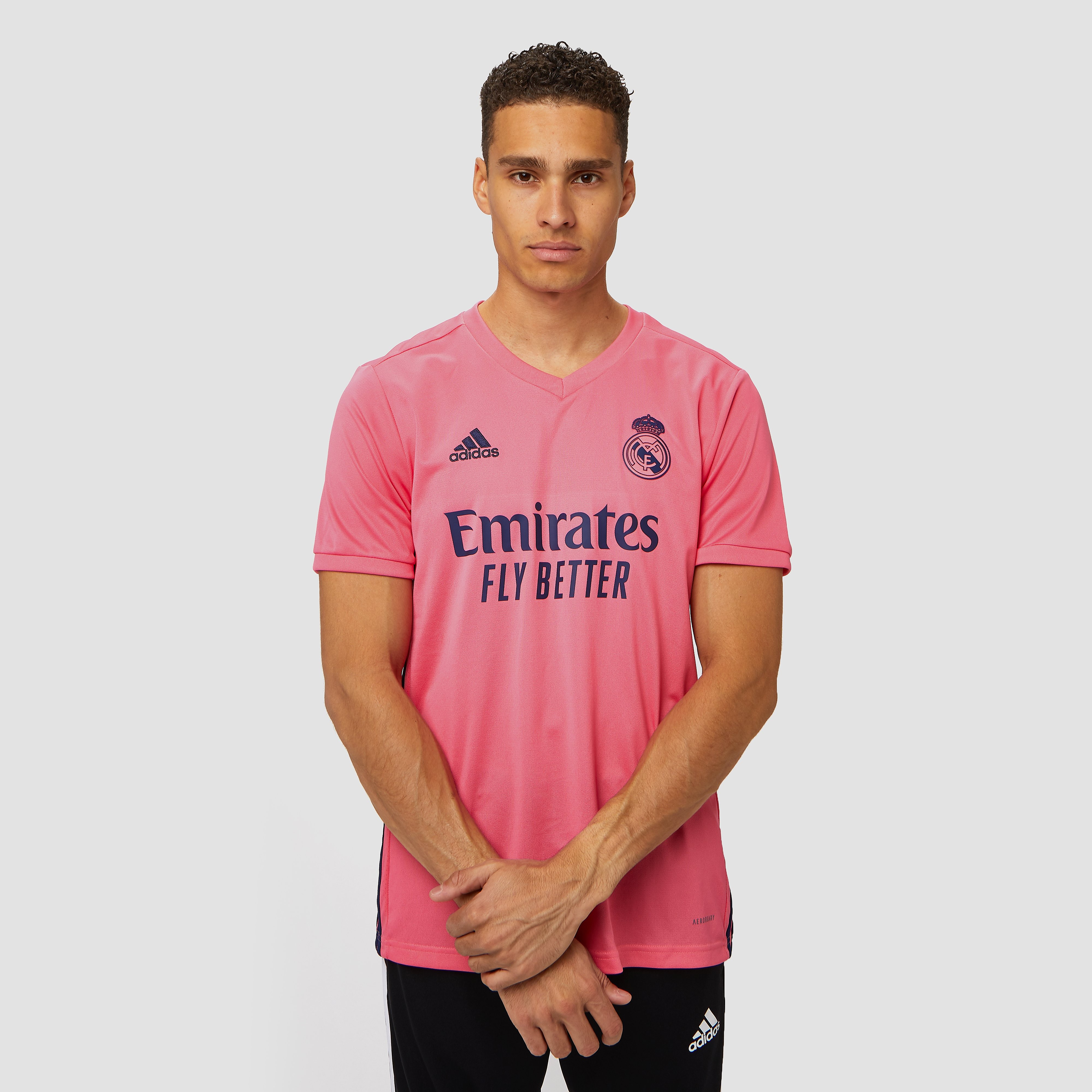 adidas Real madrid uitshirt 20/21 roze heren Heren