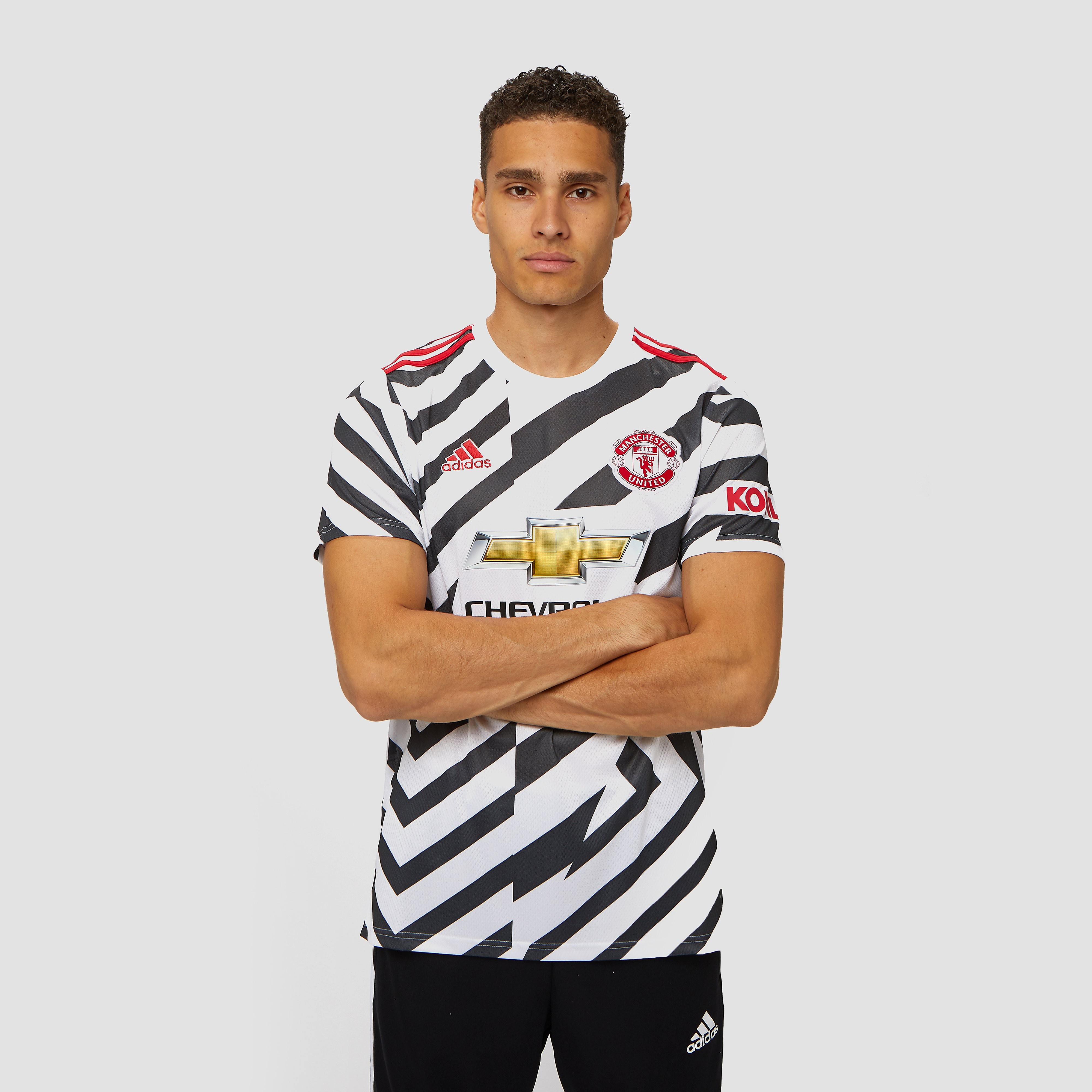 adidas Manchester united fc third shirt 20/21 zwart/wit heren Heren