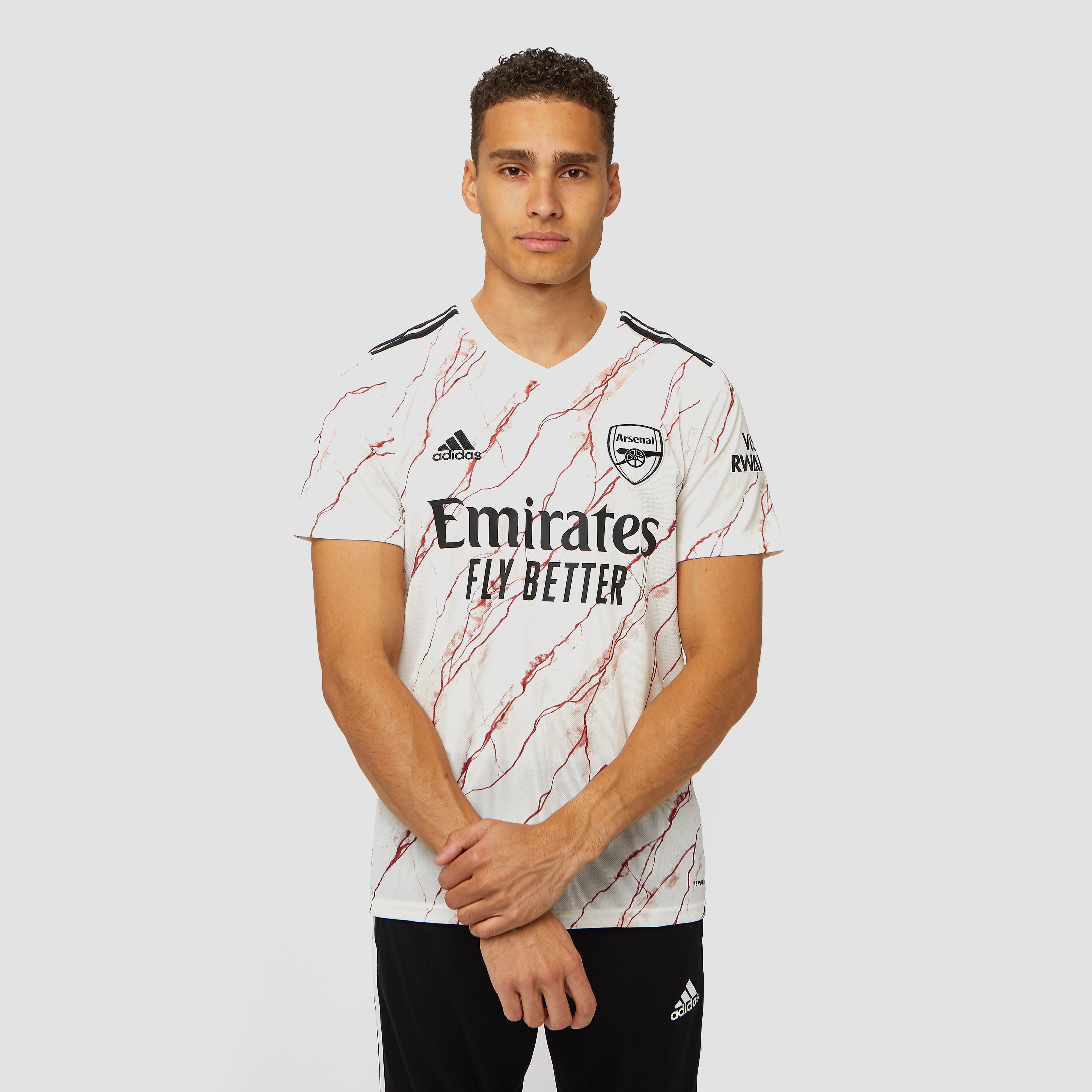 adidas Arsenal fc uitshirt 20/21 wit/rood heren Heren