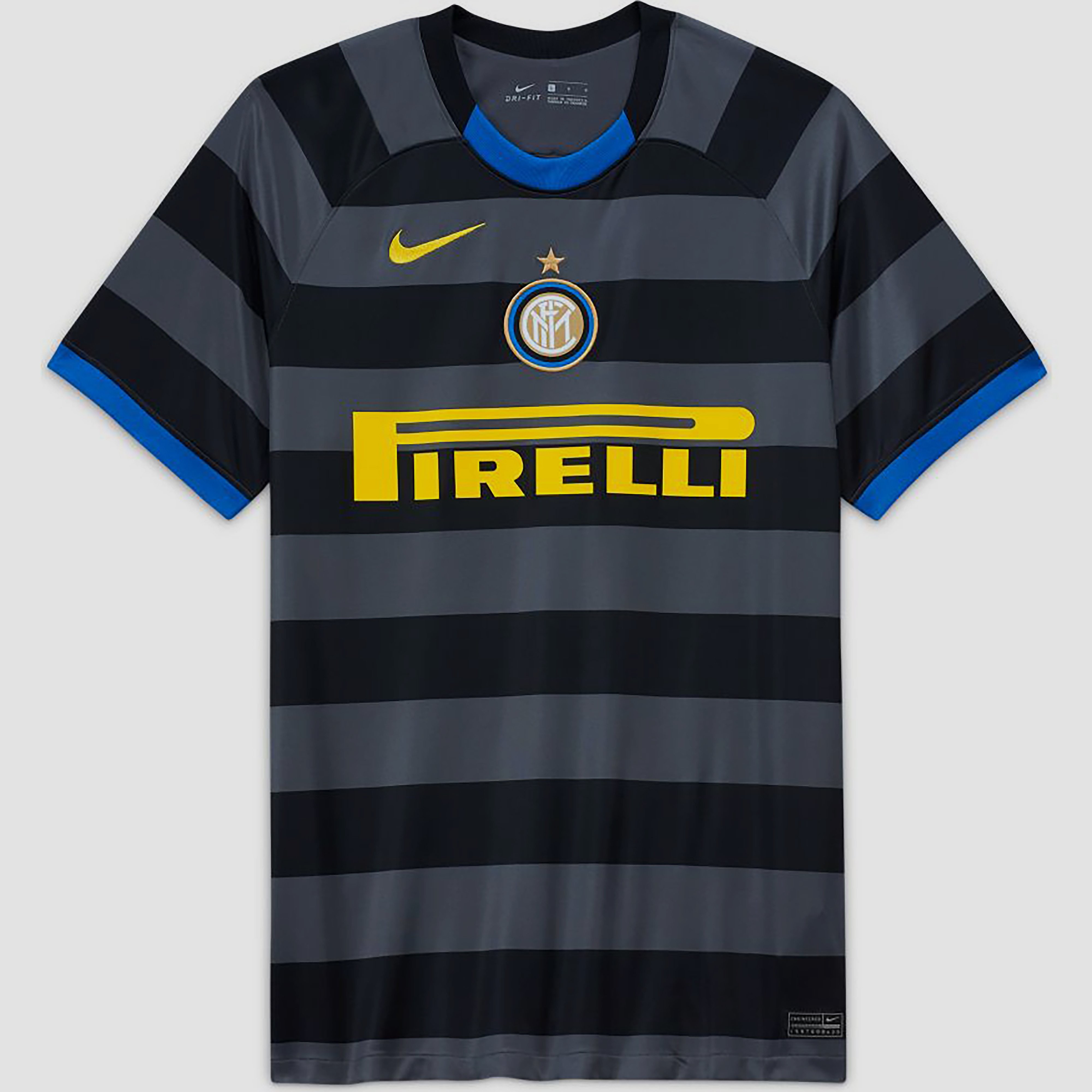 NIKE Inter milan stadium third shirt 20/21 grijs/zwart heren Heren