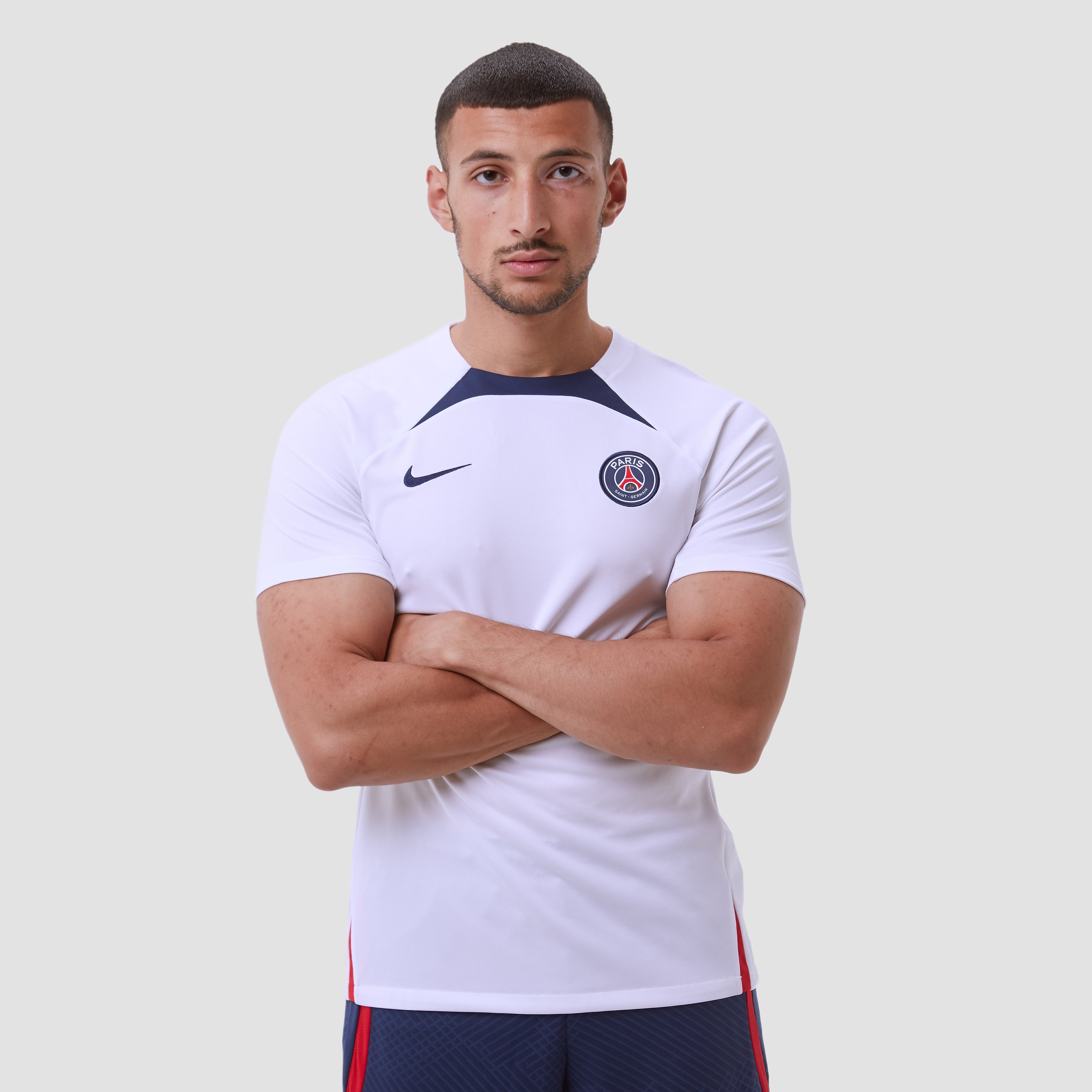 Nike Paris Saint Germain Strike Dri FIT voetbaltop met korte mouwen voor heren Wit online kopen