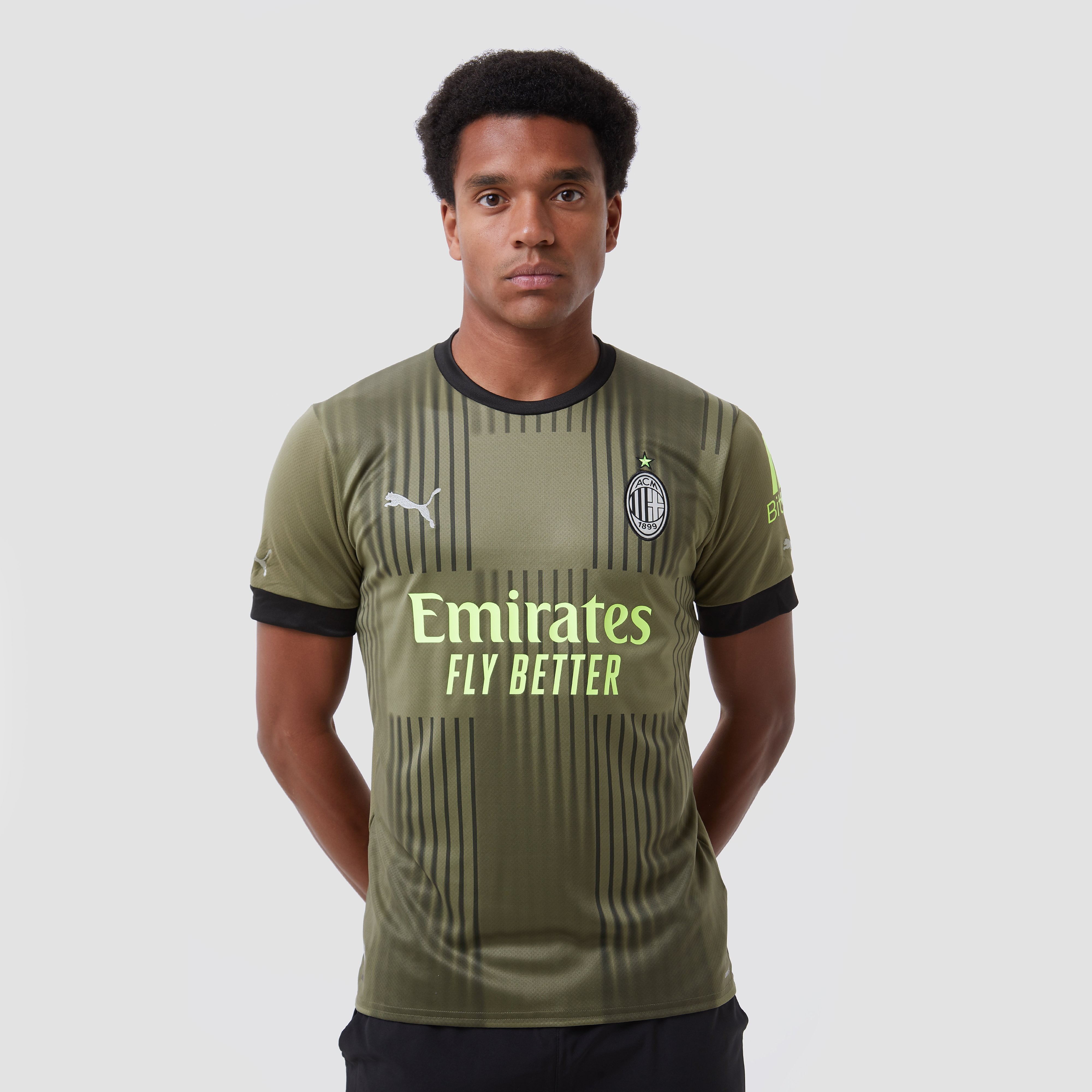 Puma Puma ac milan third shirt 22/23 groen heren heren